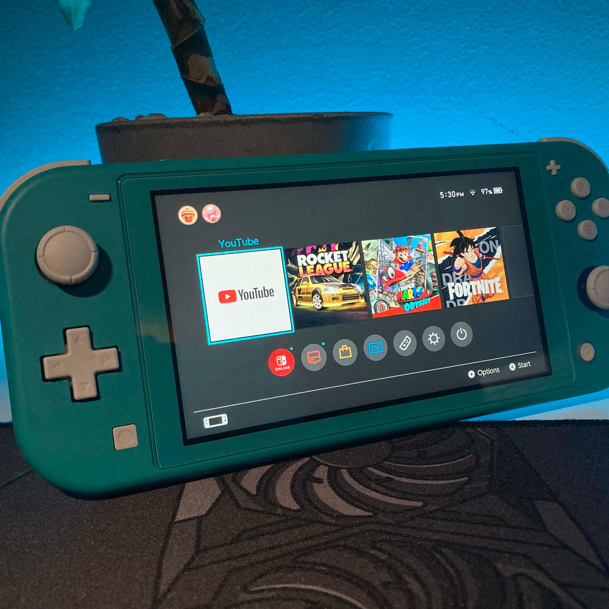 Turquoise Nintendo Switch Lite