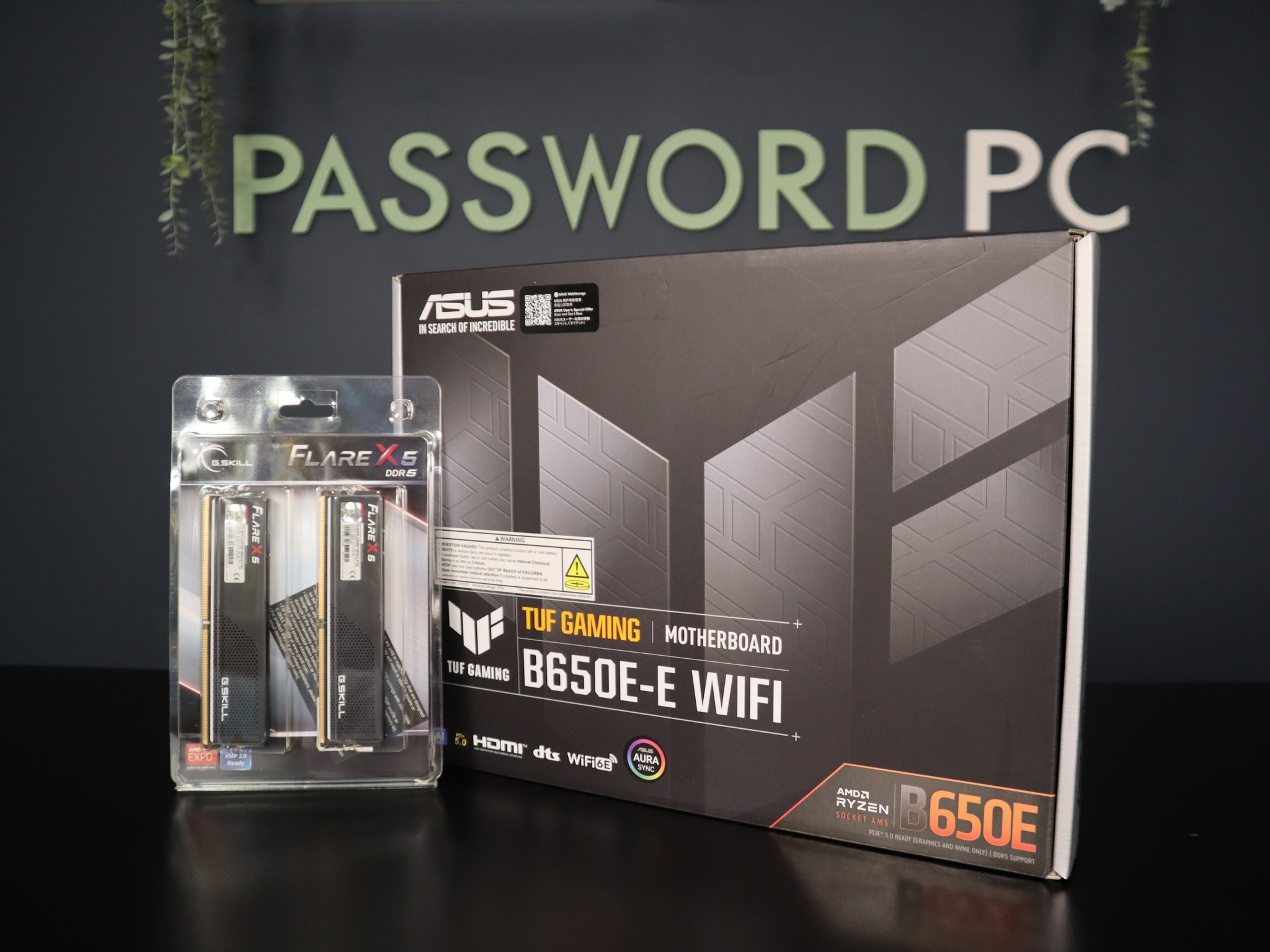 DDR5 Ram & Motherboard Combo - 32GB FlareX5 6000MT - ASUS TUF GAMING B650E-E WIFI
