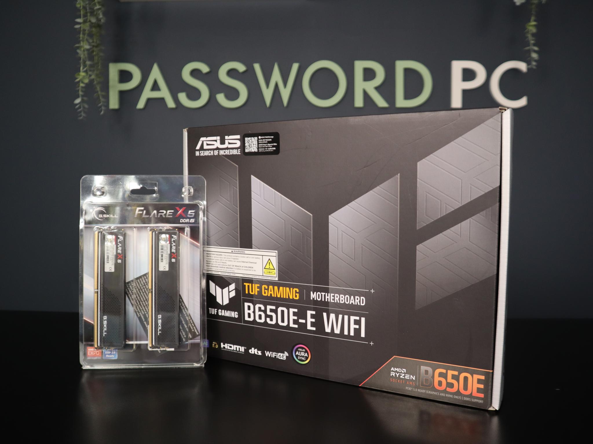 DDR5 Ram & Motherboard Combo - 32GB FlareX5 6000MT - ASUS TUF GAMING B650E-E WIFI