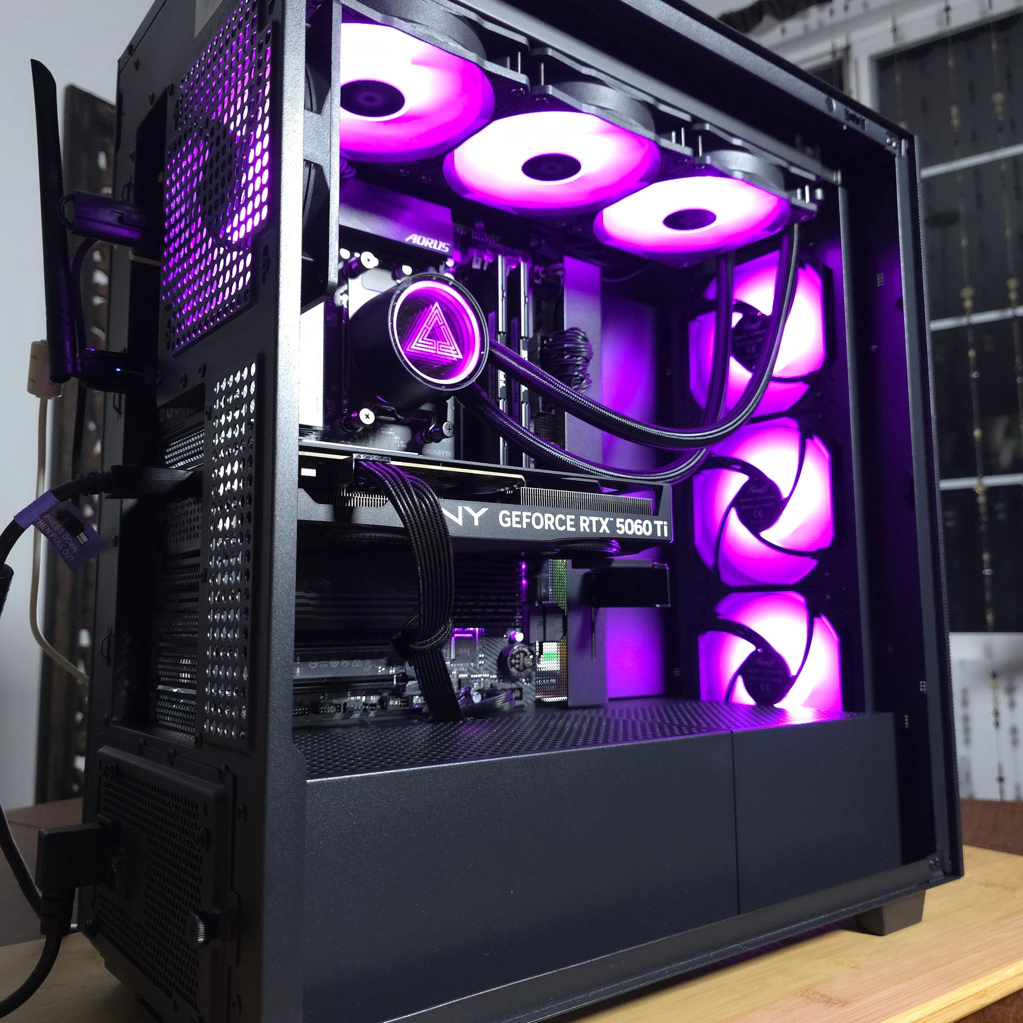 🟣 RTX 5060 Ti 16GB Gaming PC 🔥 | Ryzen 5 7600X | 16GB DDR5 | 1TB NVMe | 1440p Beast