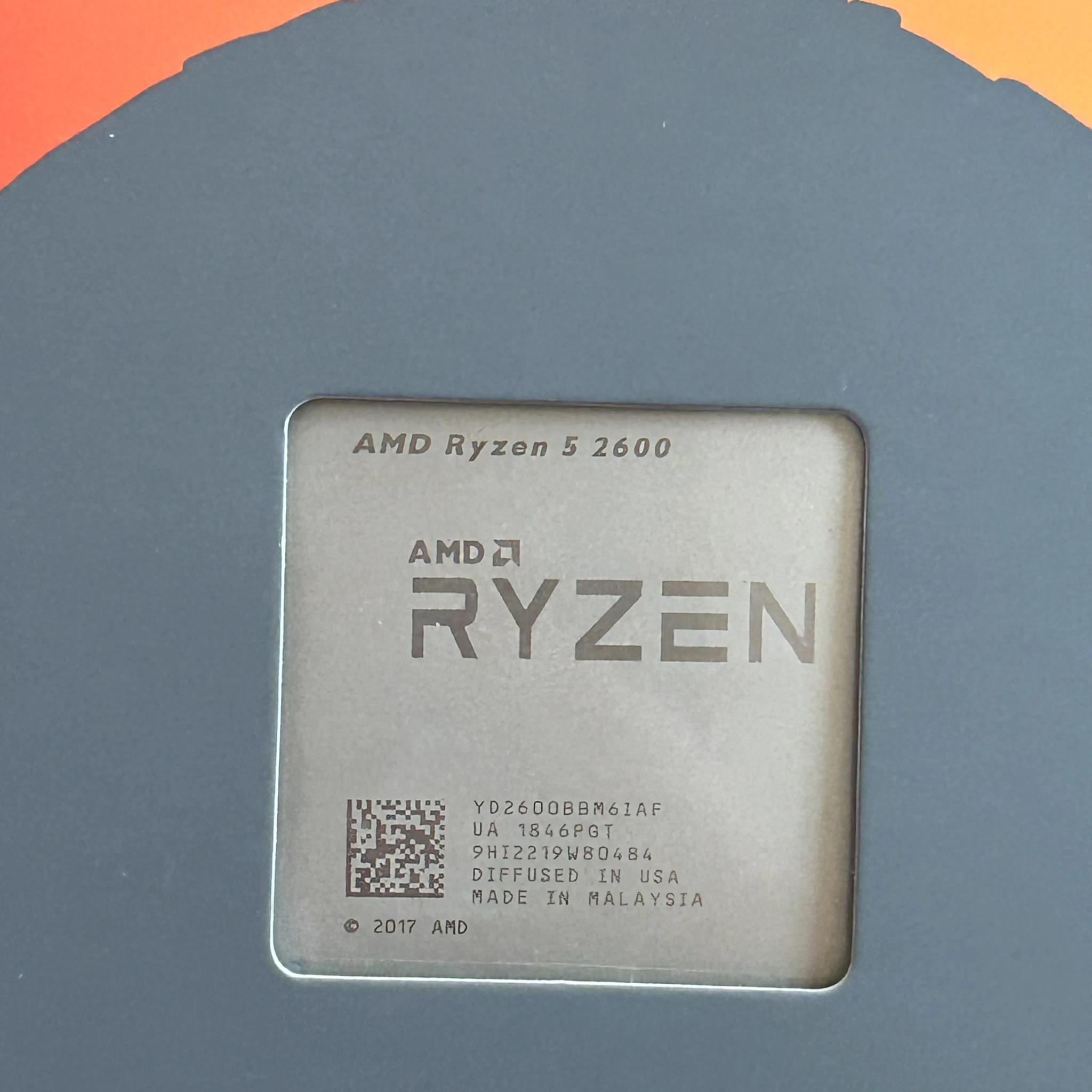 AMD Ryzen 5 2600 3.4 GHz 6-Core Processor w/ Wraith Stealth Cooler