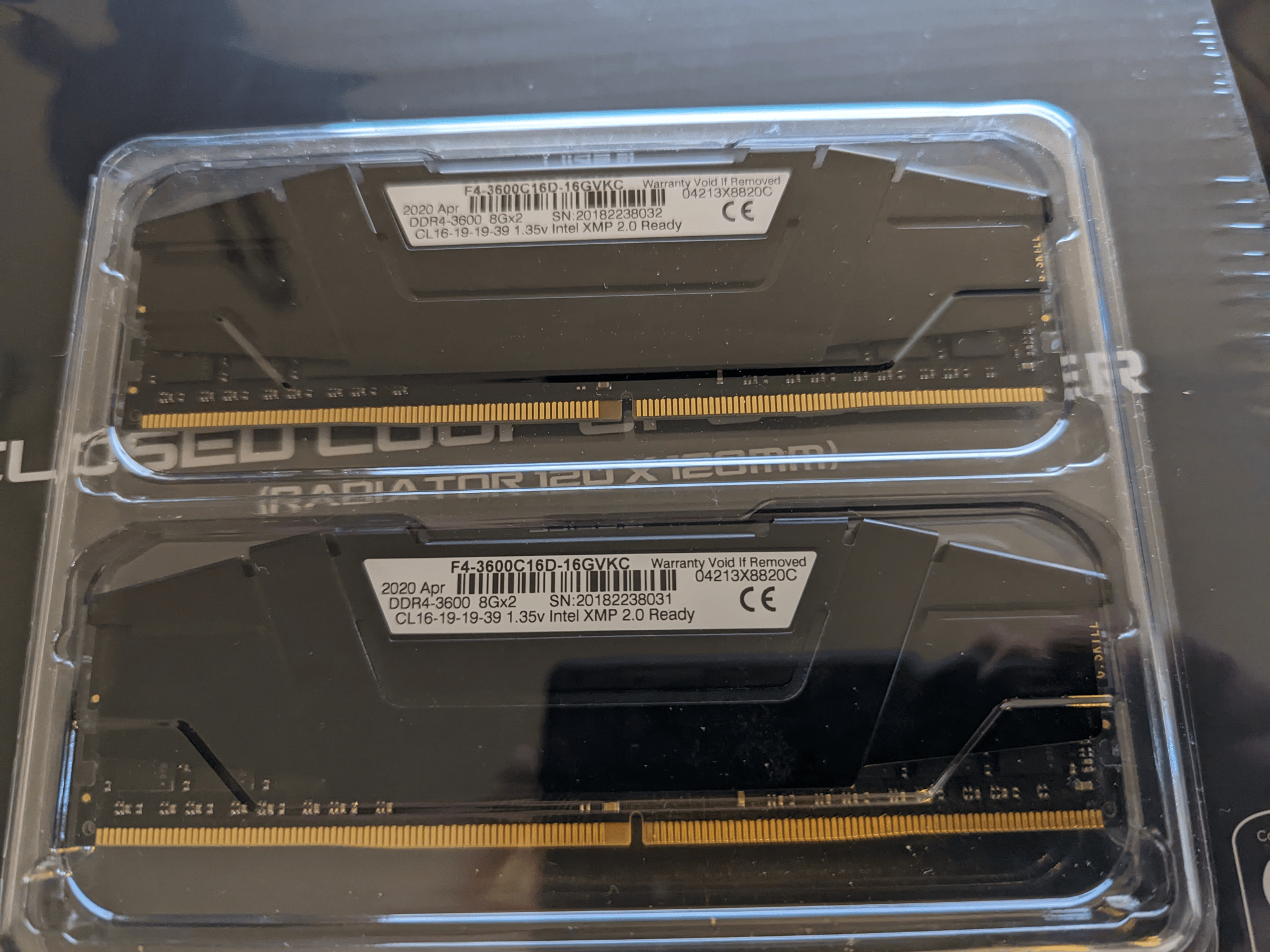 GSkill Ripjaws 16GB 3600(2x8GB)