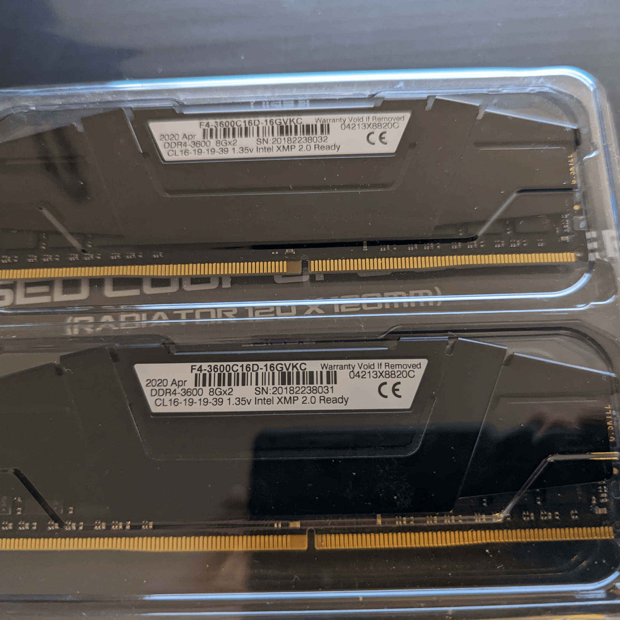 GSkill Ripjaws 16GB 3600(2x8GB)