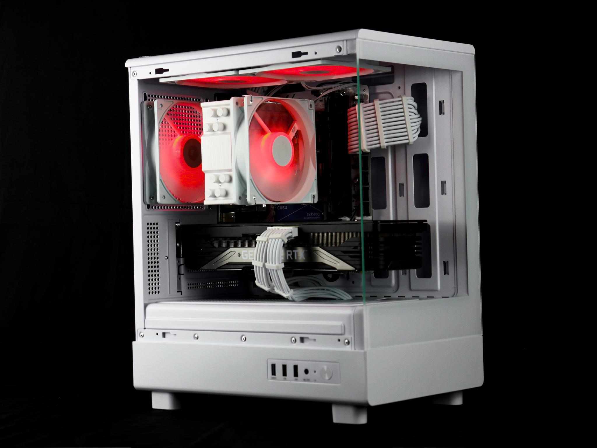🧊❄️🧊 White Gaming PC – RTX 3070, Ryzen 7 3700X, 16GB RAM, 1TB NVMe SSD - WiFi, BlueTooth - 🧊❄️🧊
