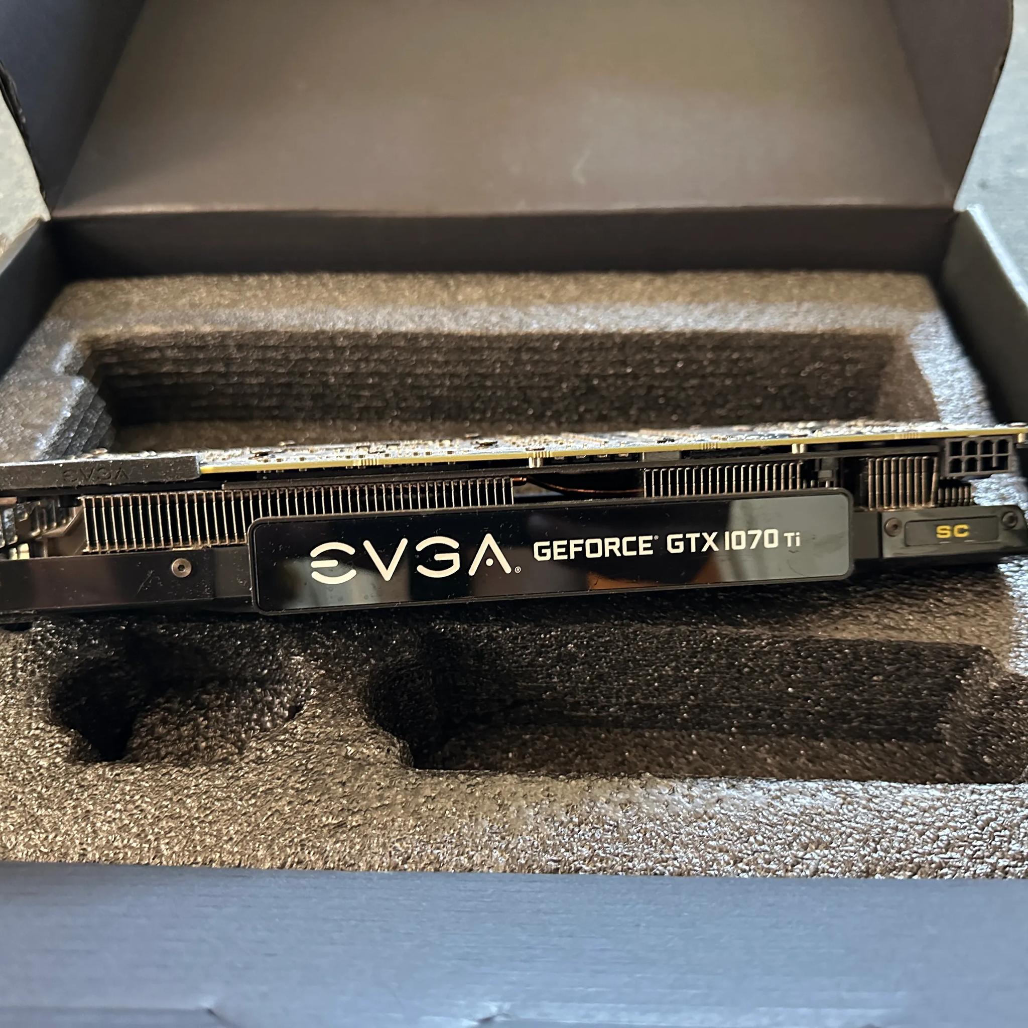EVGA NVIDIA GeForce GTX 1070 TI SC BLACK 8 GB GDDR5 PCI Express 3.0 x16