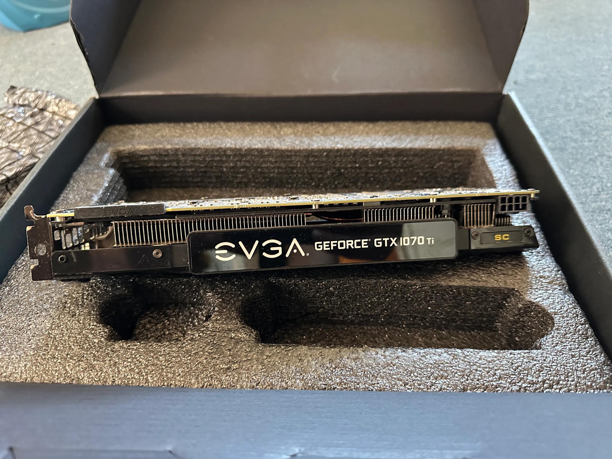EVGA NVIDIA GeForce GTX 1070 TI SC BLACK 8 GB GDDR5 PCI Express 3.0 x16
