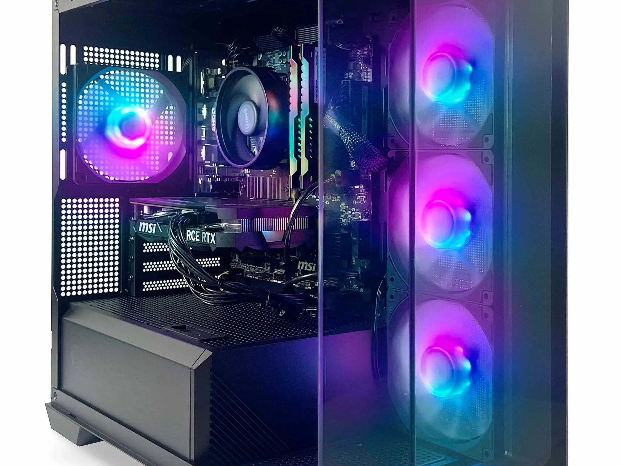 Titan 4060 PC | AMD R5 5600X | RTX 4060 | 1TB SSD | 16GB RAM | Wi-Fi | Bluetooth | Win 11 Home