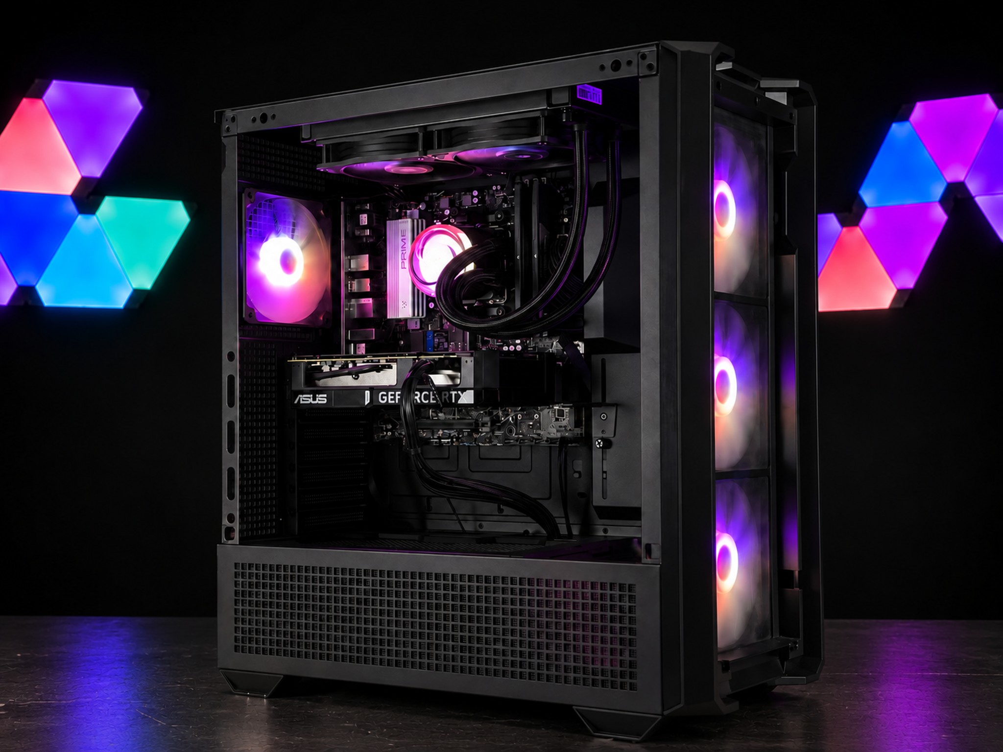 ⚫⚡CARBON Gaming PC | RTX 4070 SUPER | Ryzen 5 7600 | 32GB RAM | 1TB SSD | WiFi and BT | Free Ship