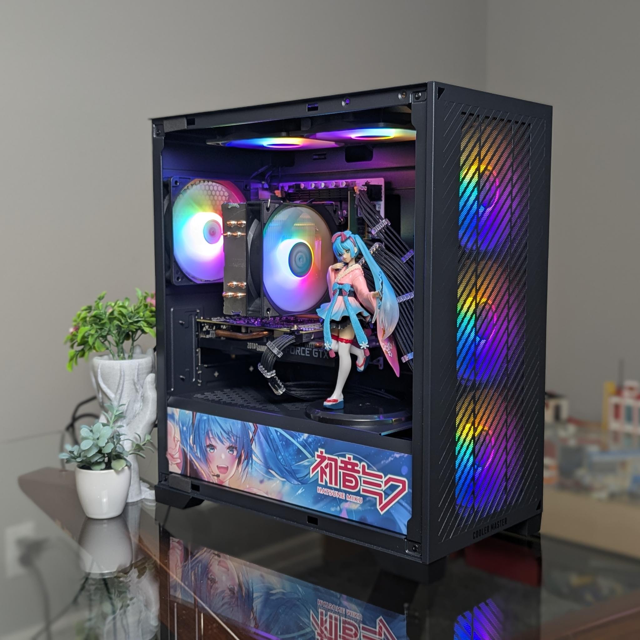 The Hatsune Miku | Intel 14-Core CPU + Nvidia GTX 1660 Super GPU | 16GB RAM | 1080p Gaming PC