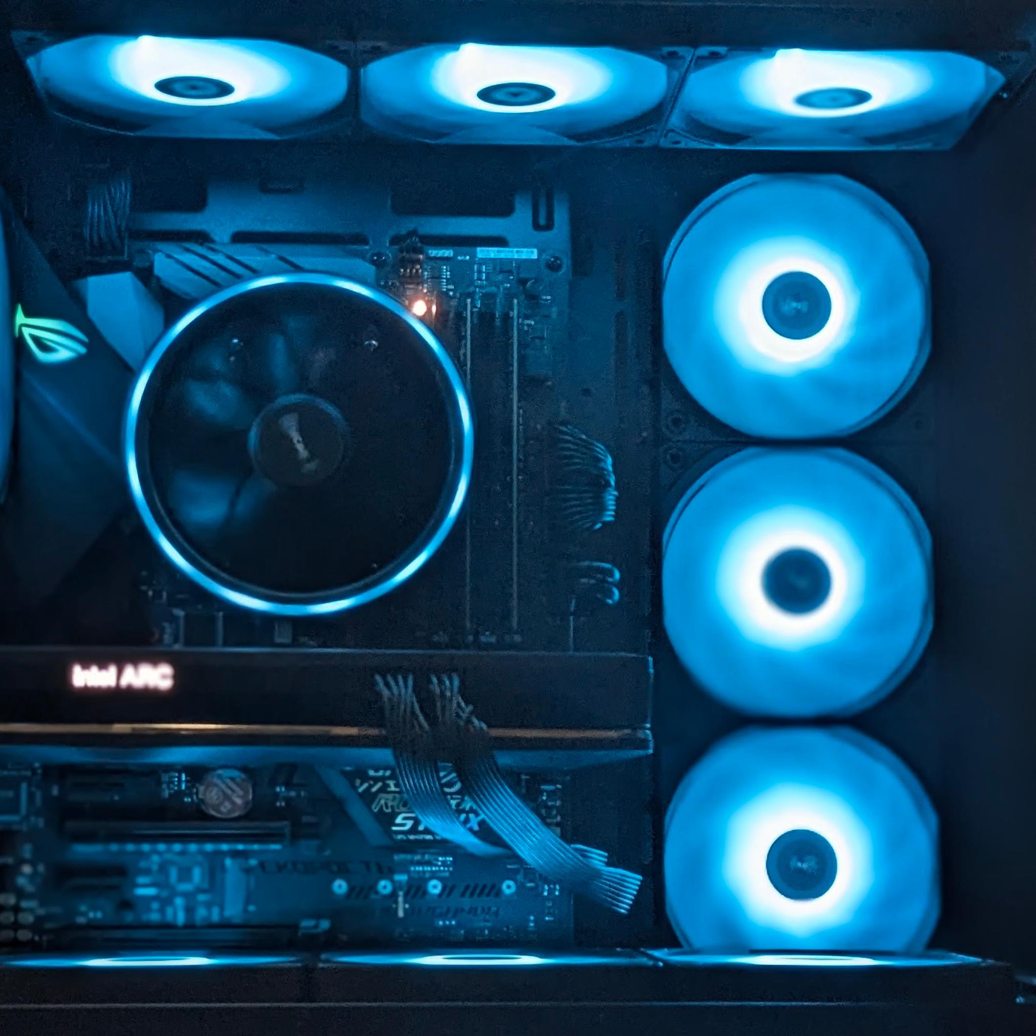 Intel ARC A750🖤Ryzen 5 5500🖤16GB RAM 🖤1TB Nvme/HDD🖤 Windows 11 Pro