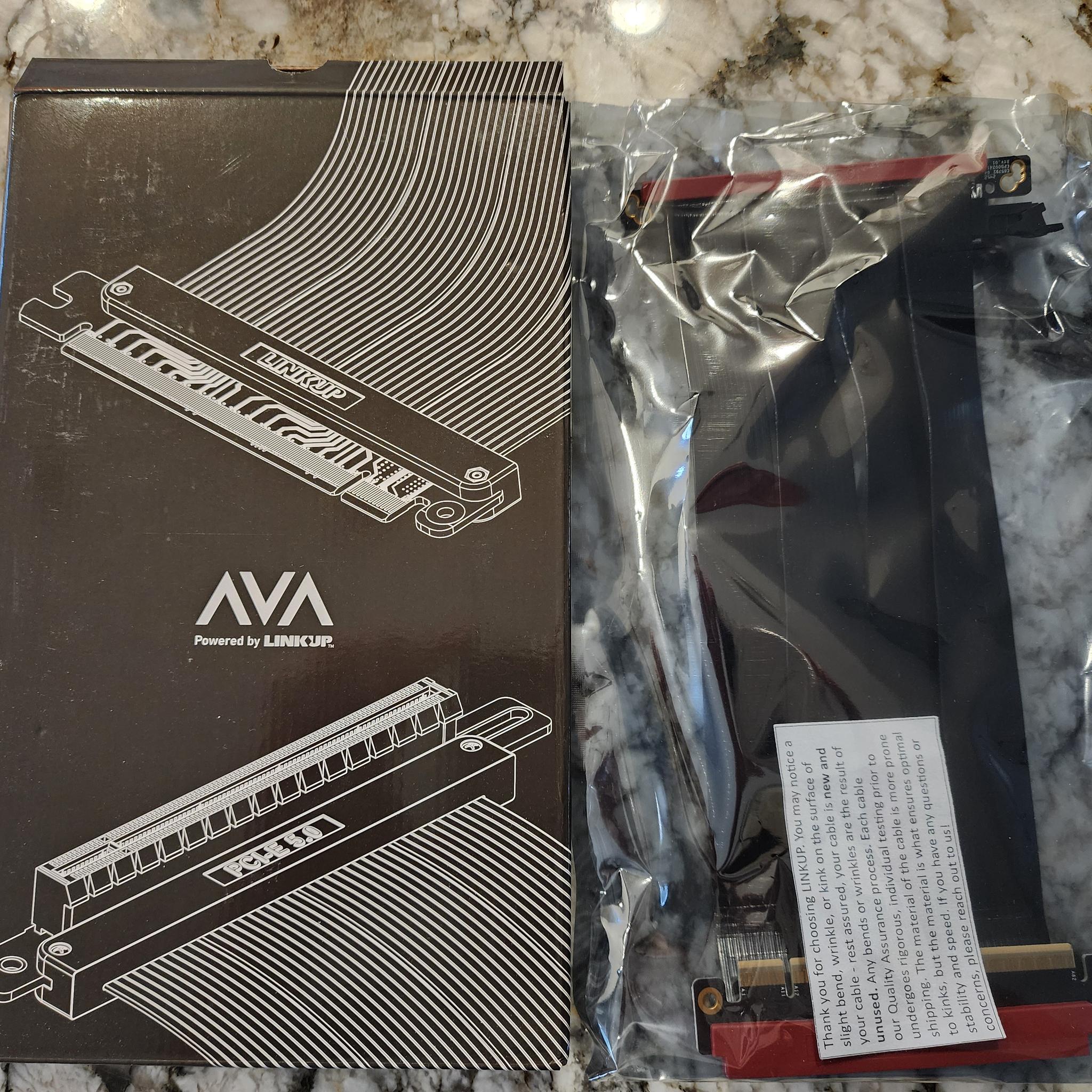 Link Up AVA5 PCI-E 5.0 Riser Cable