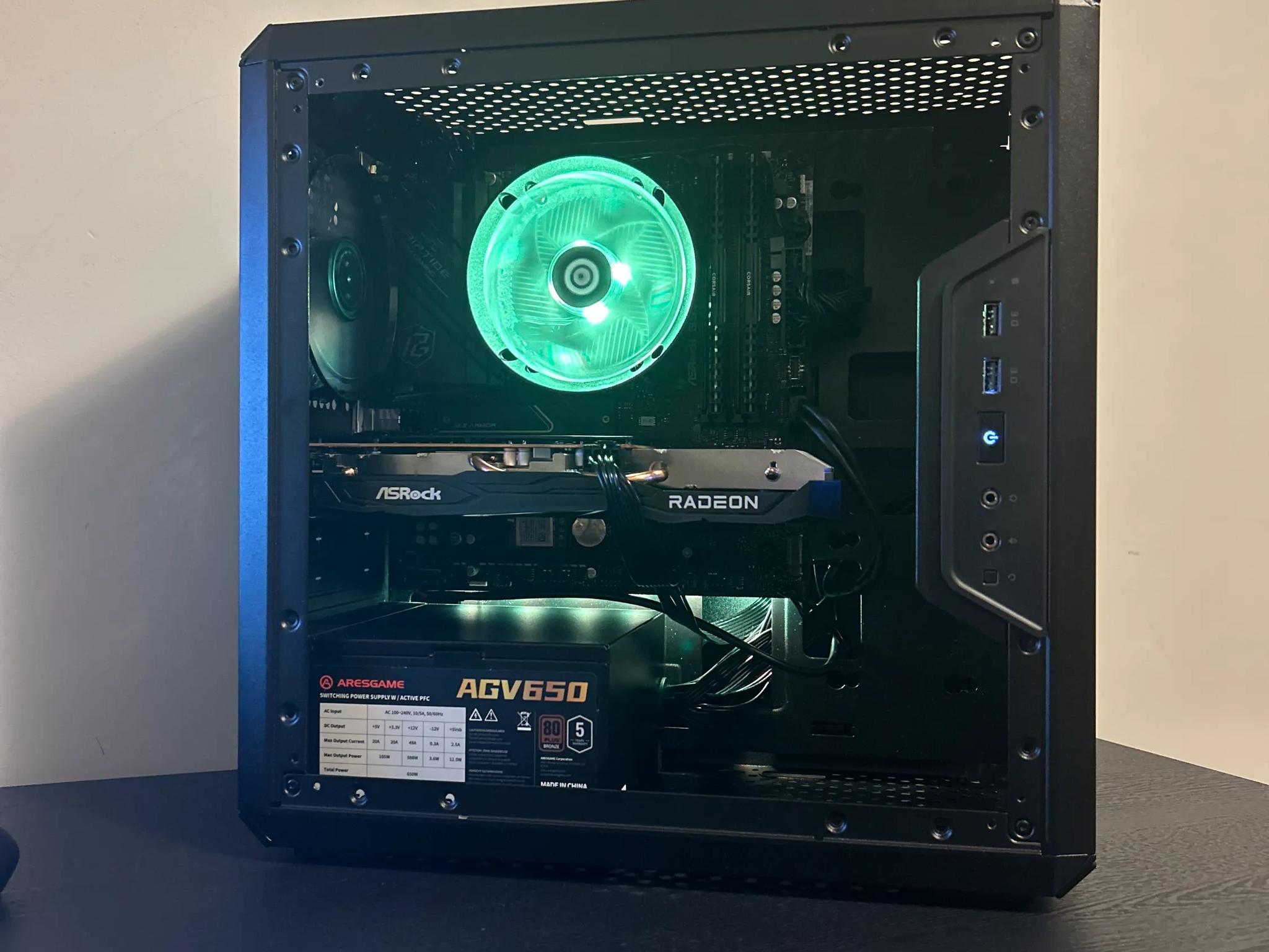 Budget Gaming Pc⚡RX 6600⚡Ryzen 5 4500