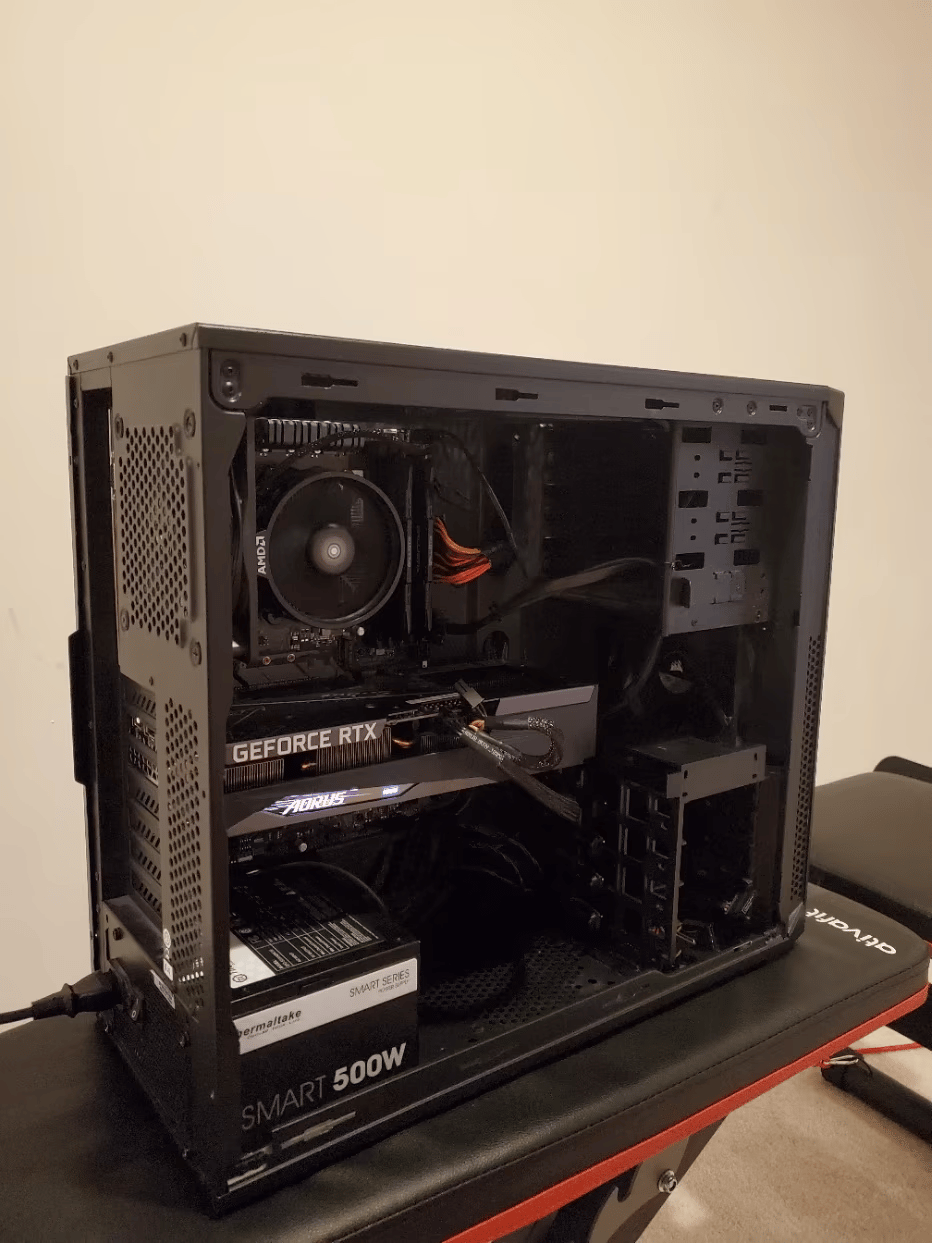 Ryzen 5 3600, RTX 3060 Ti, Compact ATX -$850
