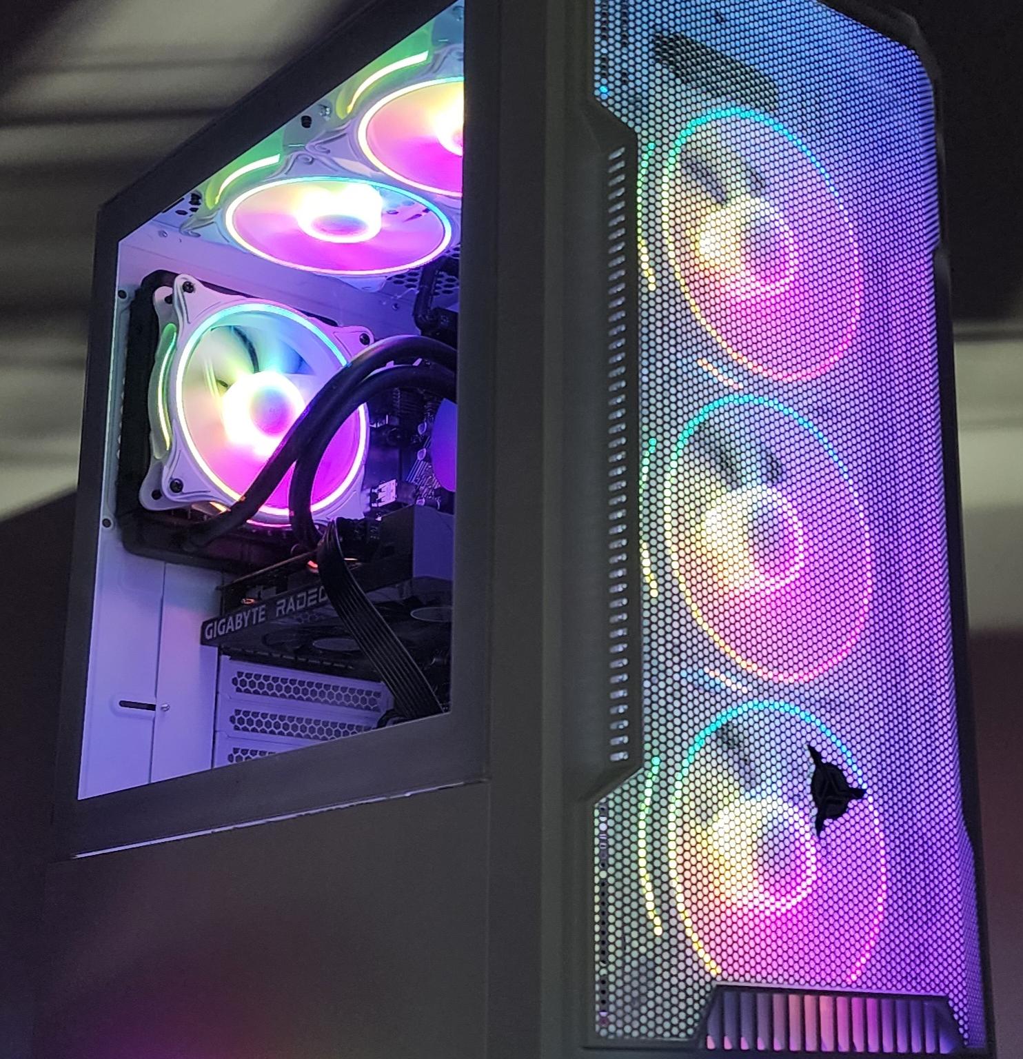 Gaming PC i5-10400F 16GB RAM 500GB SSD + 2TB HDD RX 6500 XT 4GB Win11 Computer