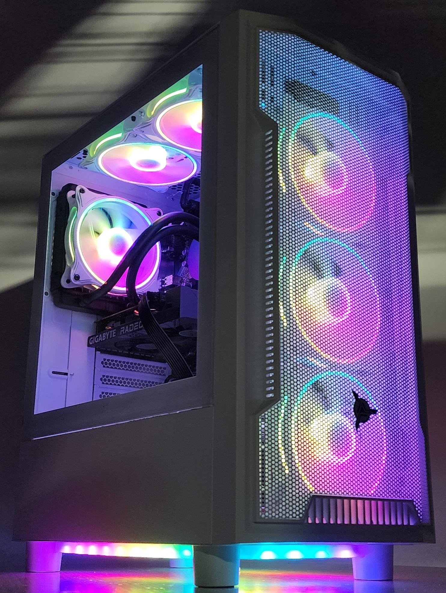 Gaming PC i5-10400F 16GB RAM 500GB SSD + 2TB HDD RX 6500 XT 4GB Win11 Computer