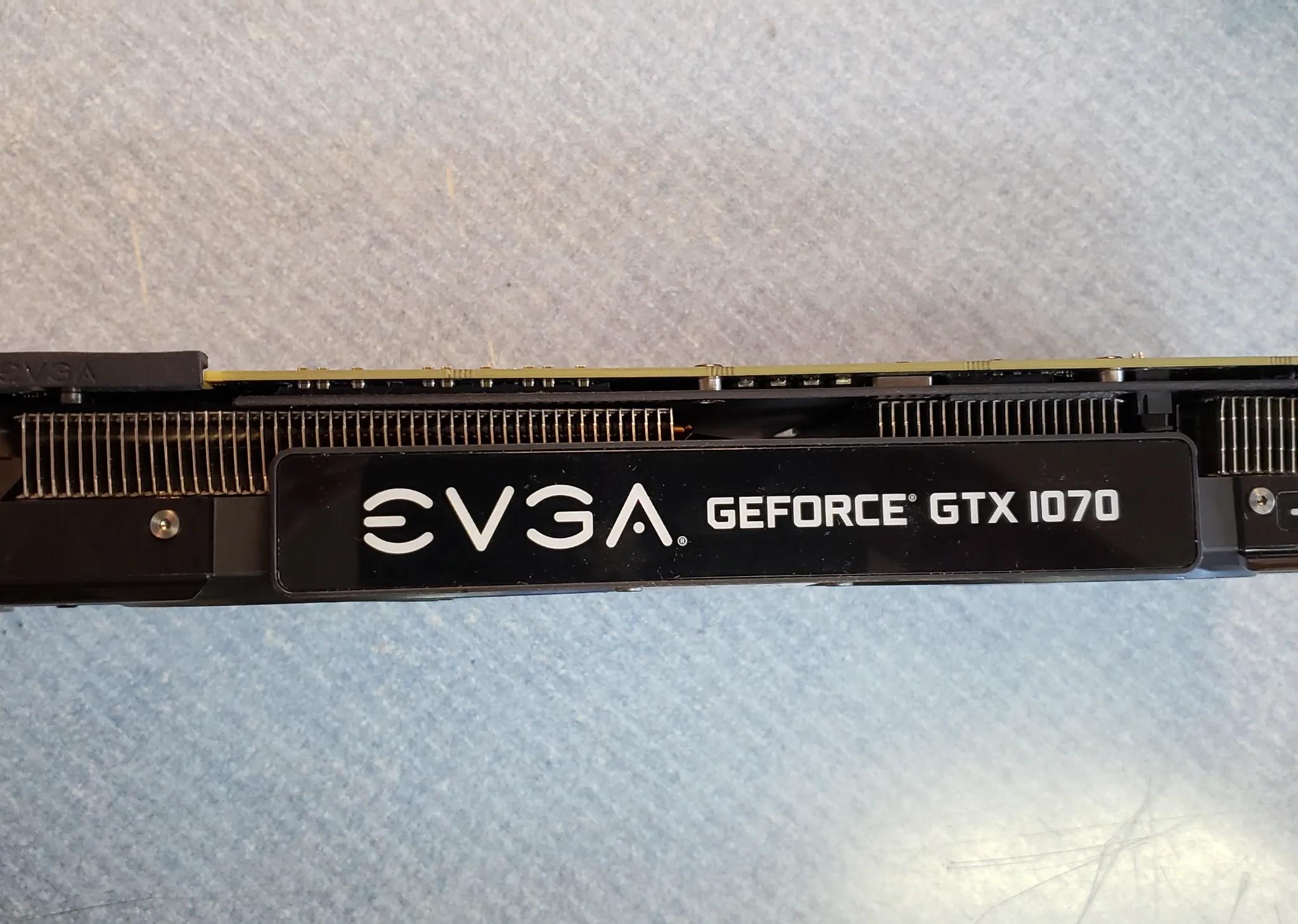 EVGA GTX 1070 graphics card