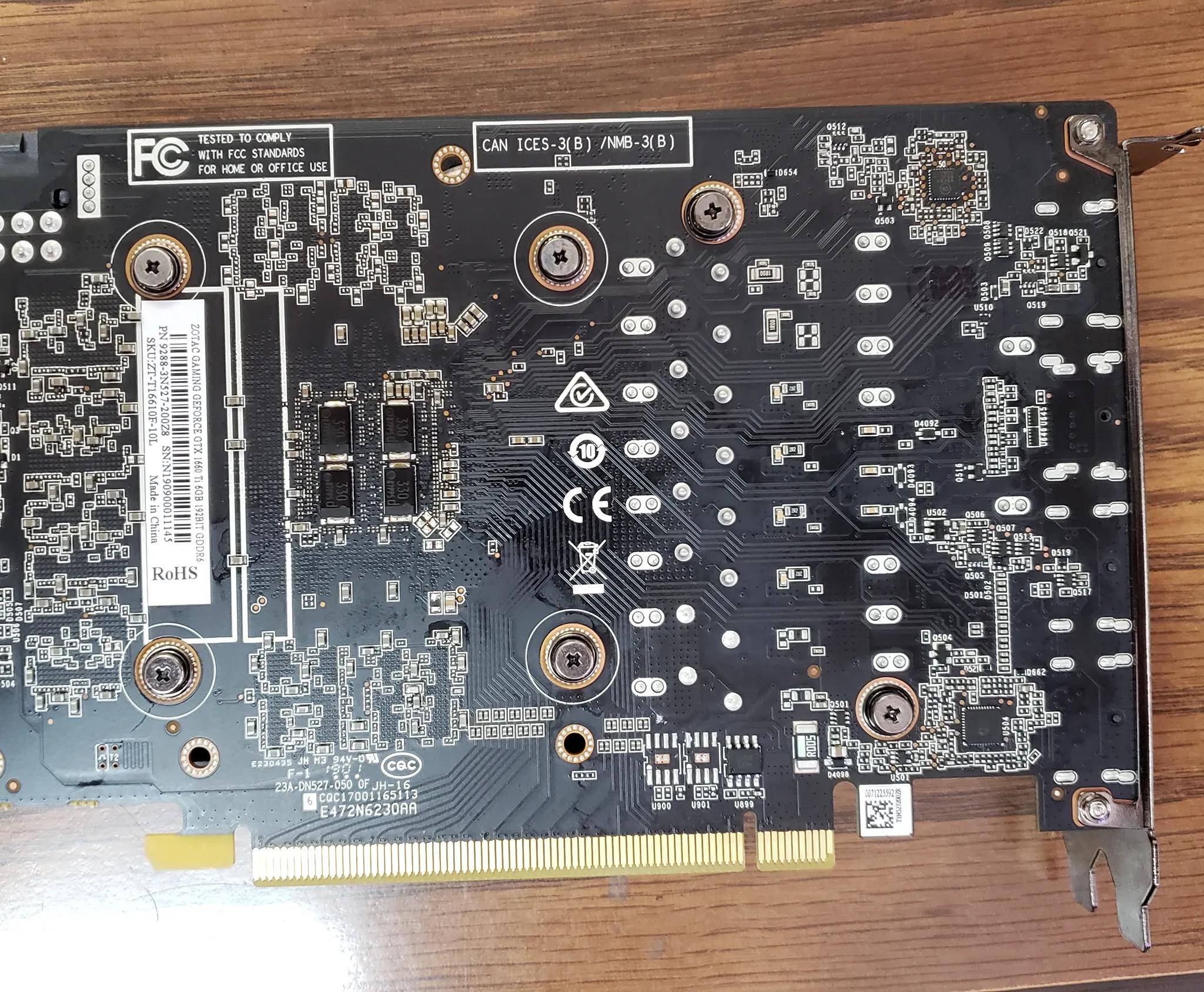 Zotac GTX 1660 Ti graphics cardd