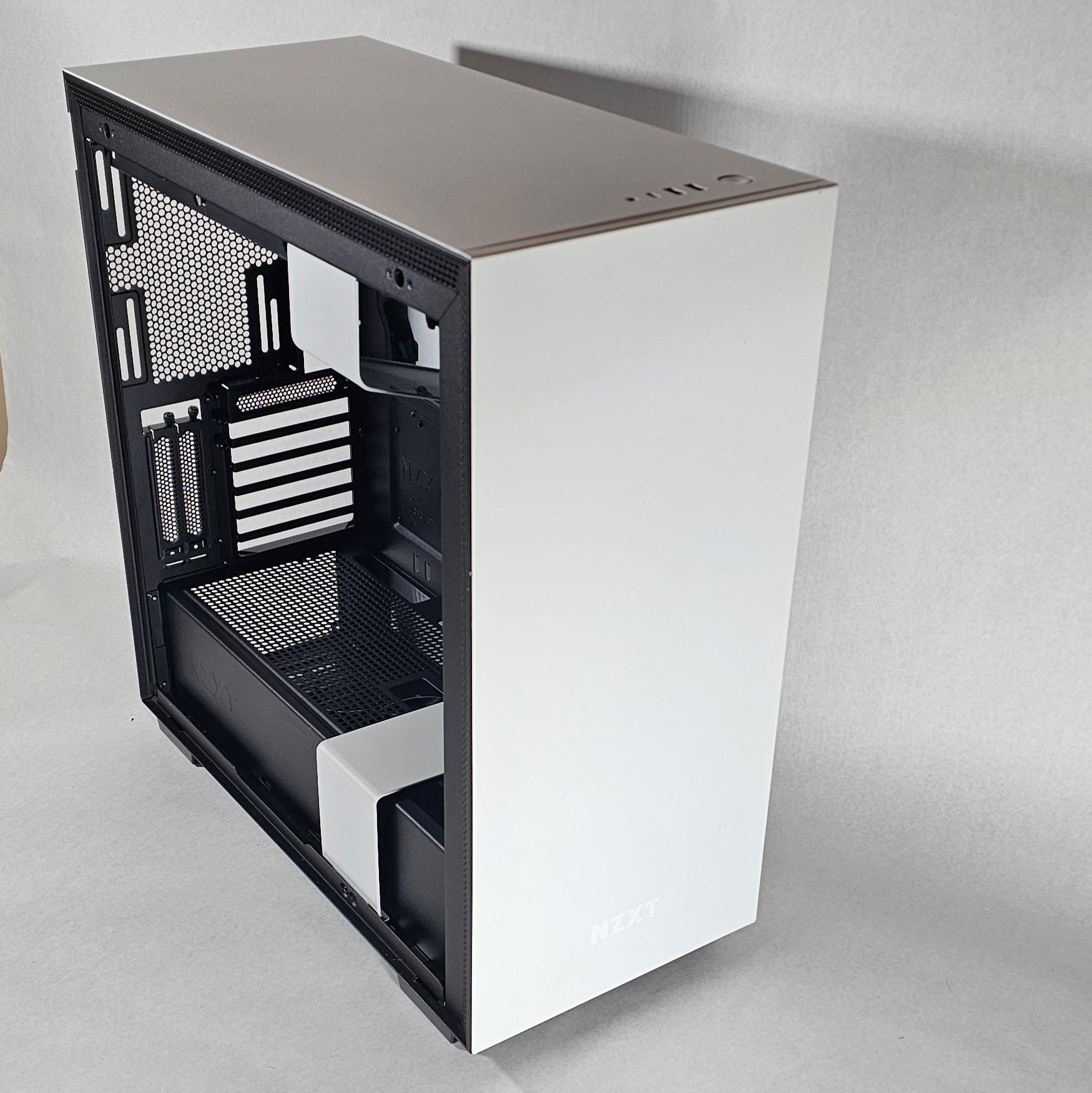 NZXT PC Case with Tempered Glass Side Panel and Front Mesh