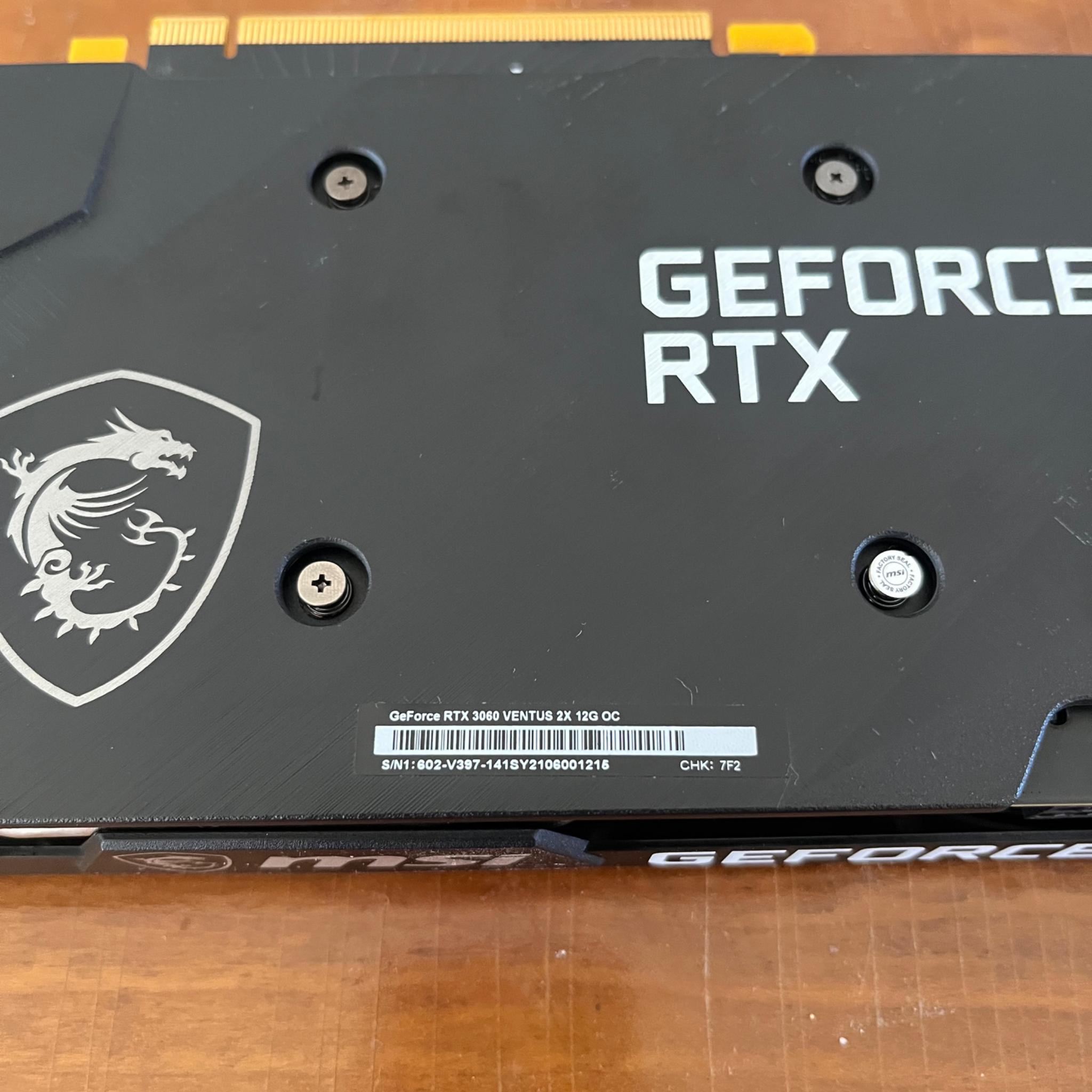 MSI Ventus GeForce RTX 3060 12GB