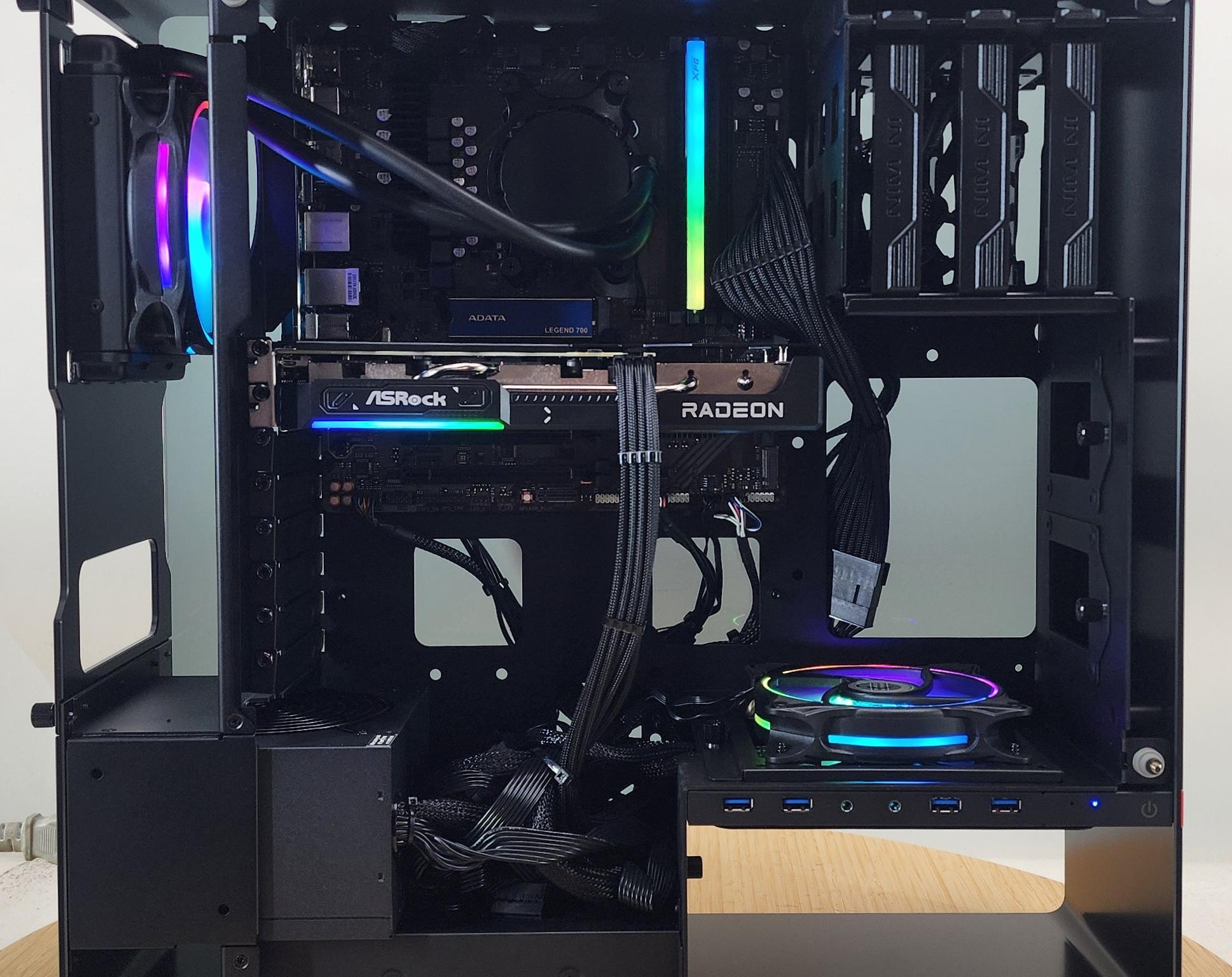 Gaming PC Ryzen 7 9700X 16GB RAM 1TB SSD RX 9060 8GB Windows 11 Computer