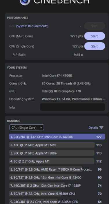 Intel Core i7-14700K