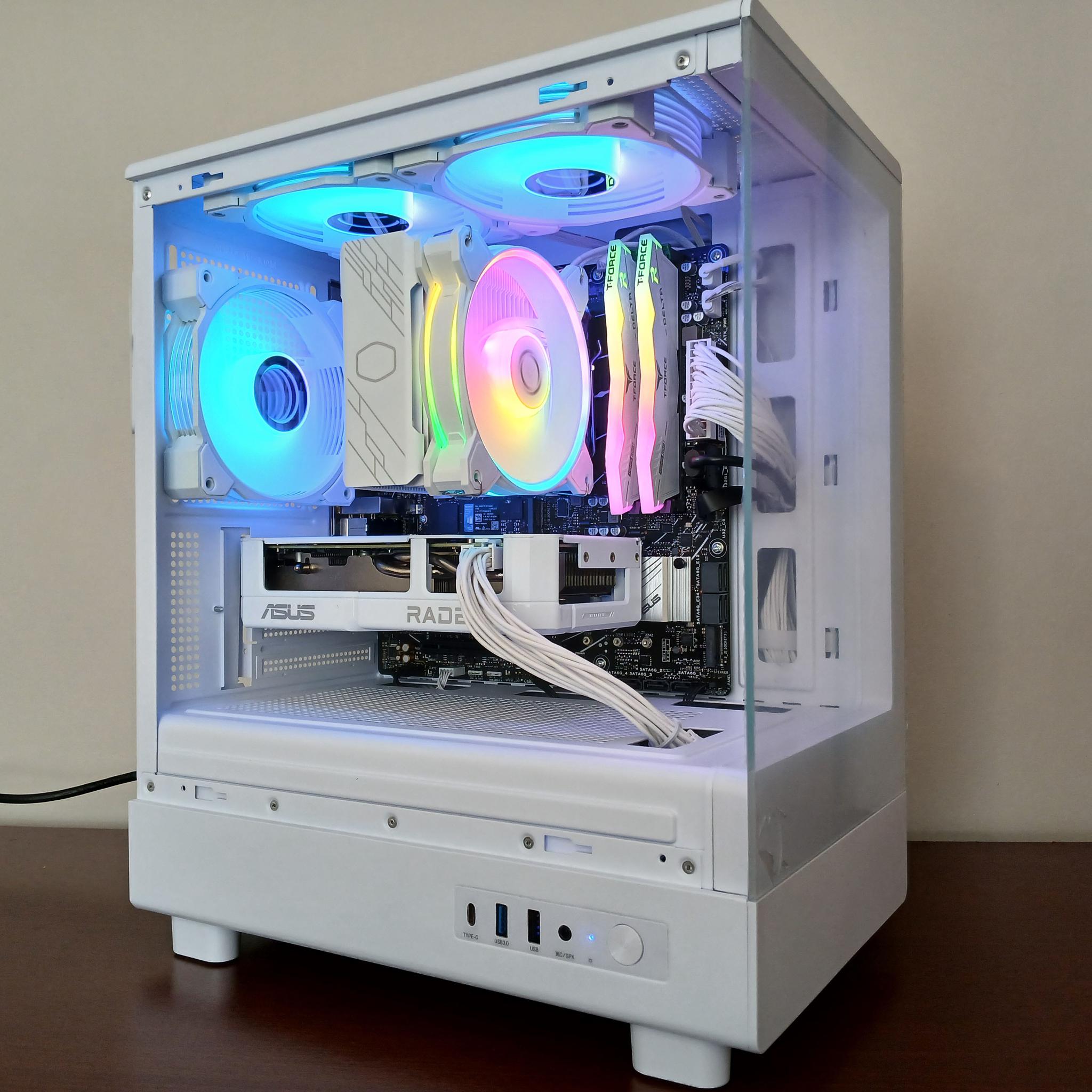 Snow White 1440P | RX 9060XT 16GB | Ryzen 5 7600X | 16GB RAM