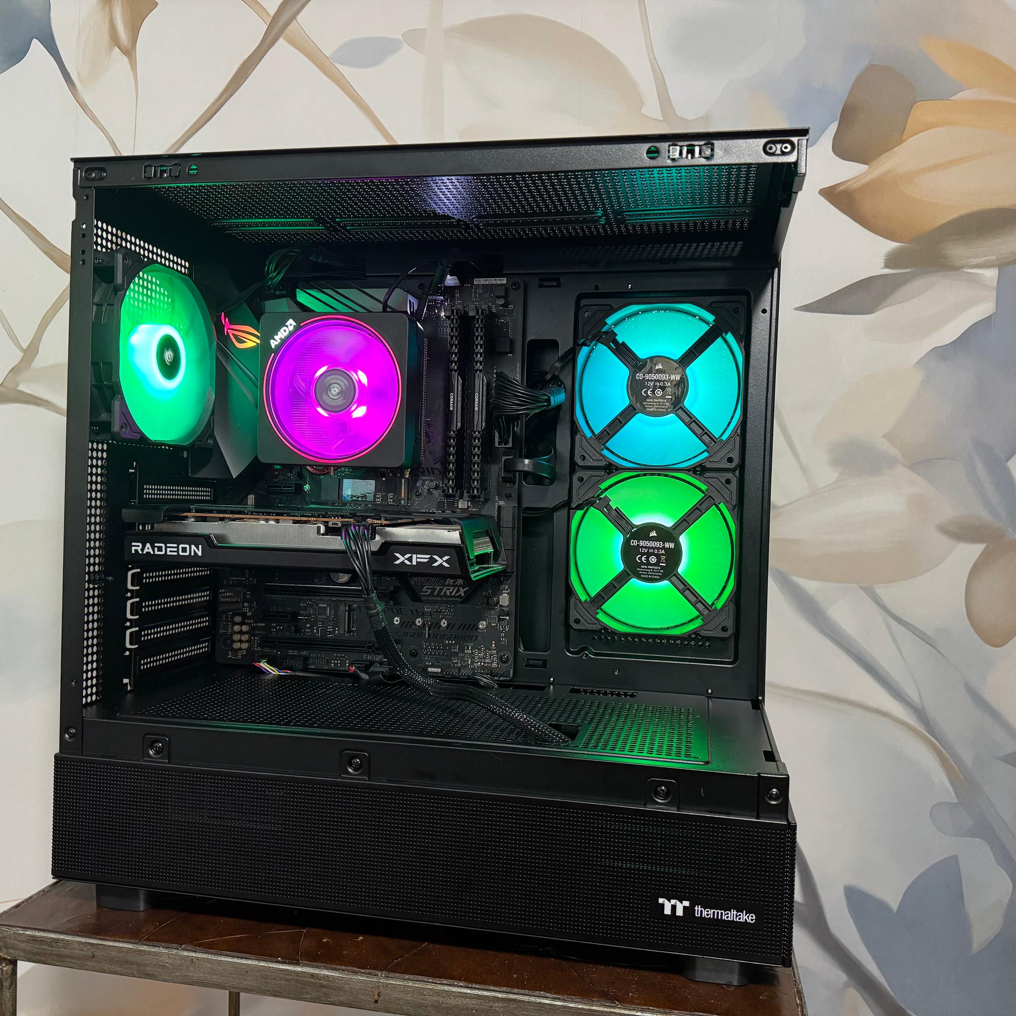 🚀 12-Core BEAST! Panoramic RGB Gaming PC 🎮 | Ryzen 9 5900X • RX 6600 • 32GB RAM • 1TB SSD