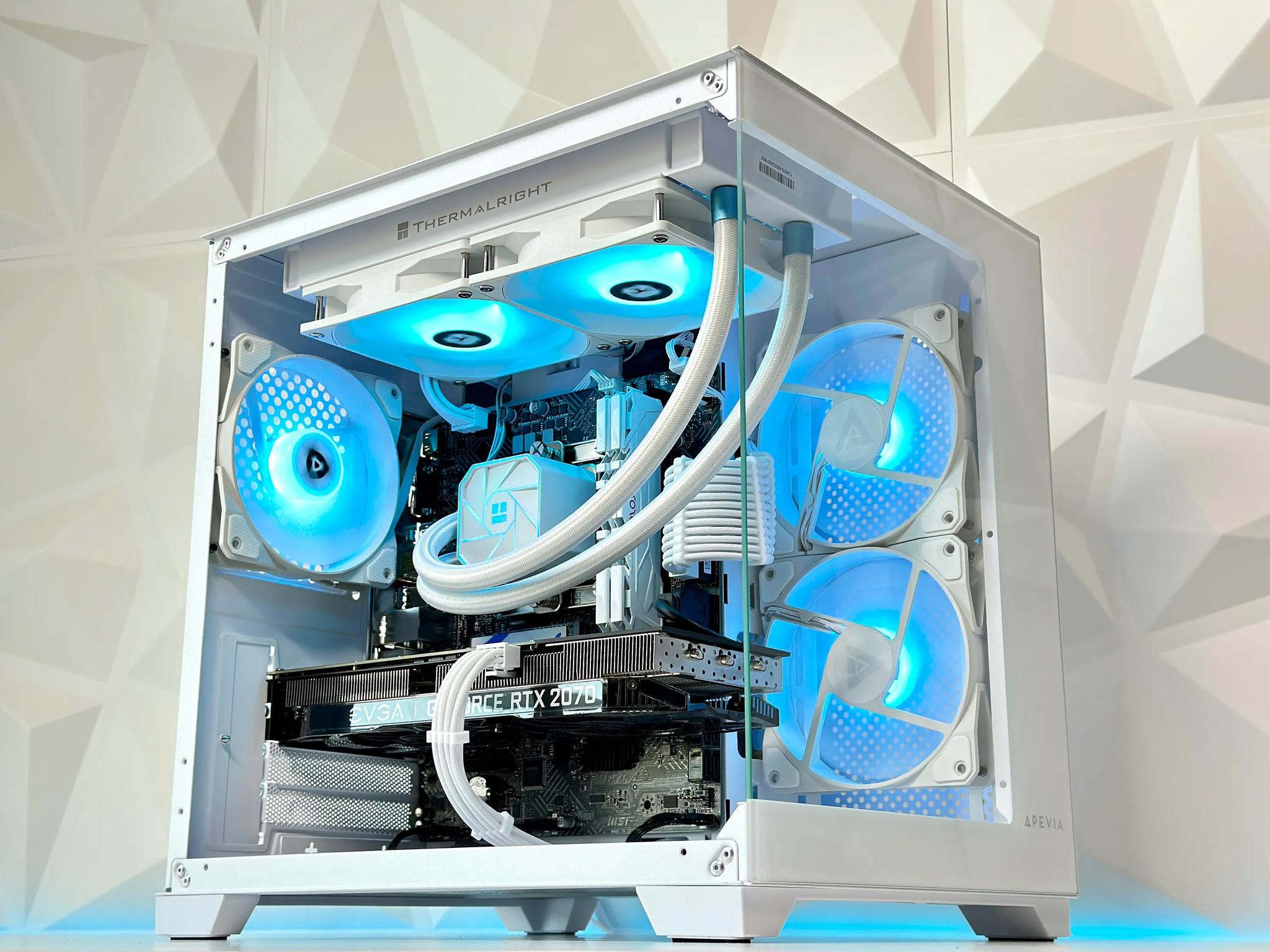 🐻‍❄️⛰️||Liquid Cooled Gaming PC❄️Nvidia RTX 2070 8GB❄️AMD Ryzen 5 3500X❄️16GB DDR4❄️512GB NVME