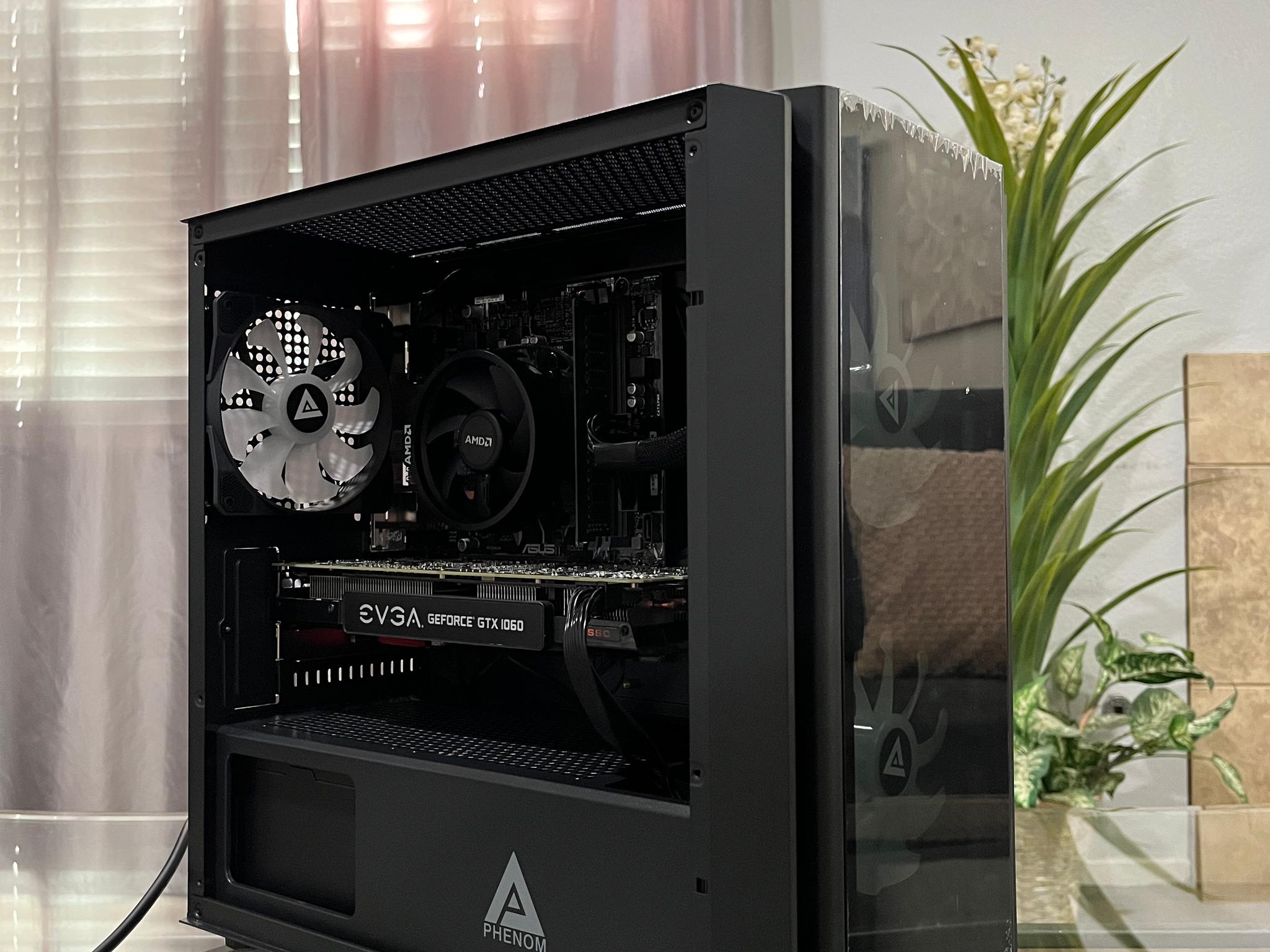 GTX 1060 6GB, Ryzen 7 1700, 8GB RAM | Black RGB Gaming Computer/Pc