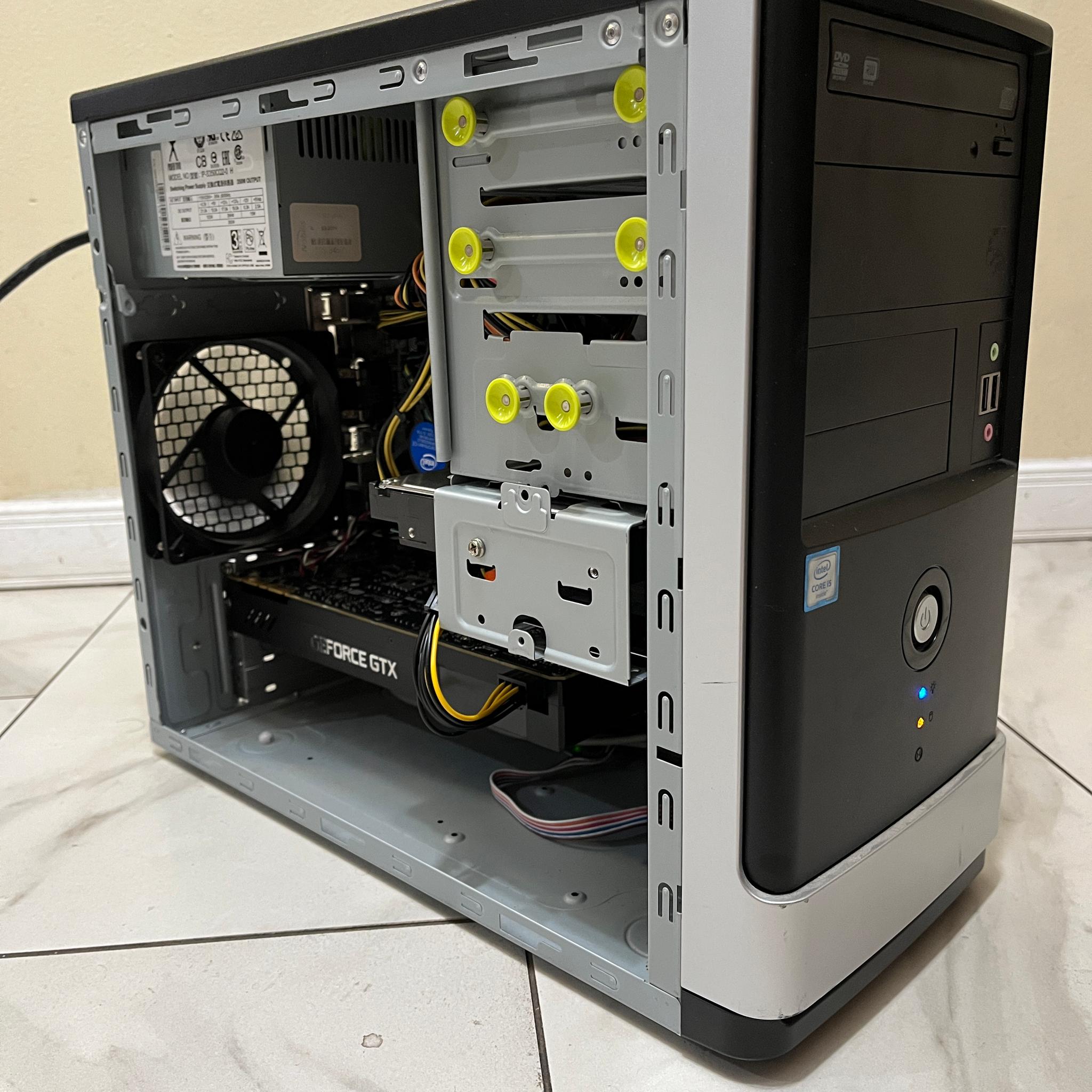 🖥️ Budget Sleeper Office Gaming PC – Intel i5-7400, NVIDIA GTX