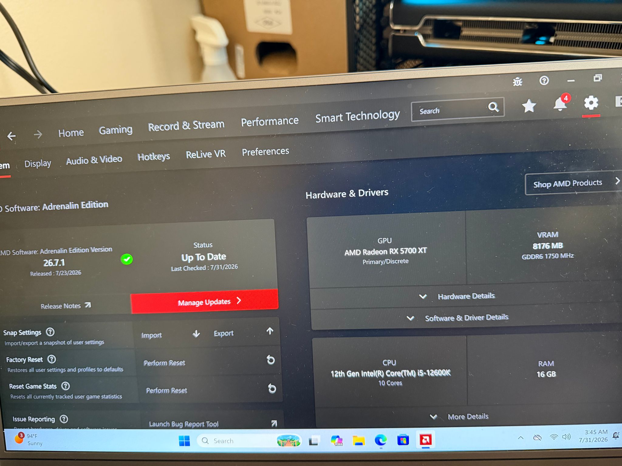 🔥 Premium i5-12600K | RX 5700 XT 8GB | ASUS B760 WiFi 6 | 16GB RGB | Gen4 SSD
