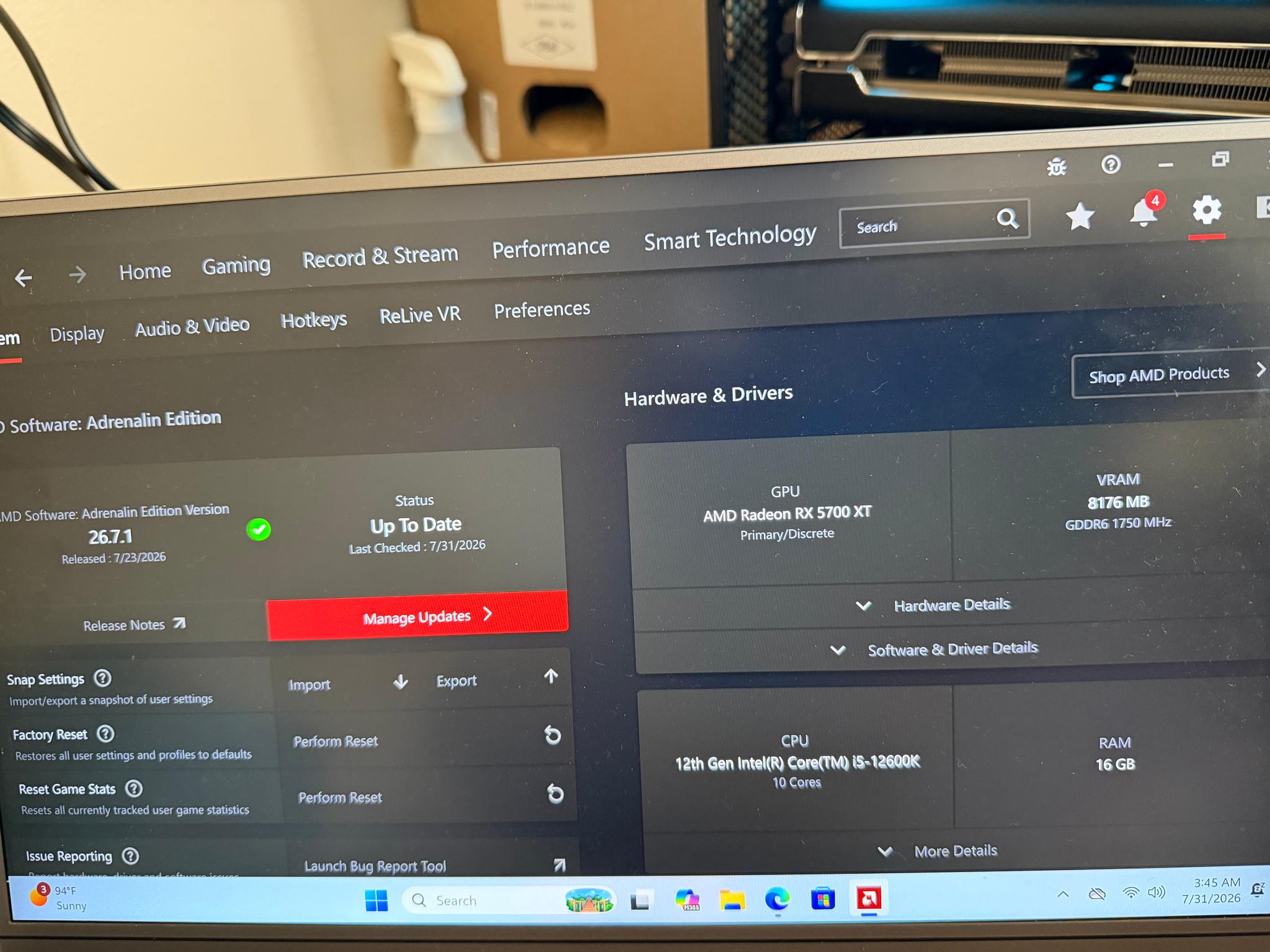 🔥 Premium i5-12600K | RX 5700 XT 8GB | ASUS B760 WiFi 6 | 16GB RGB | Gen4 SSD