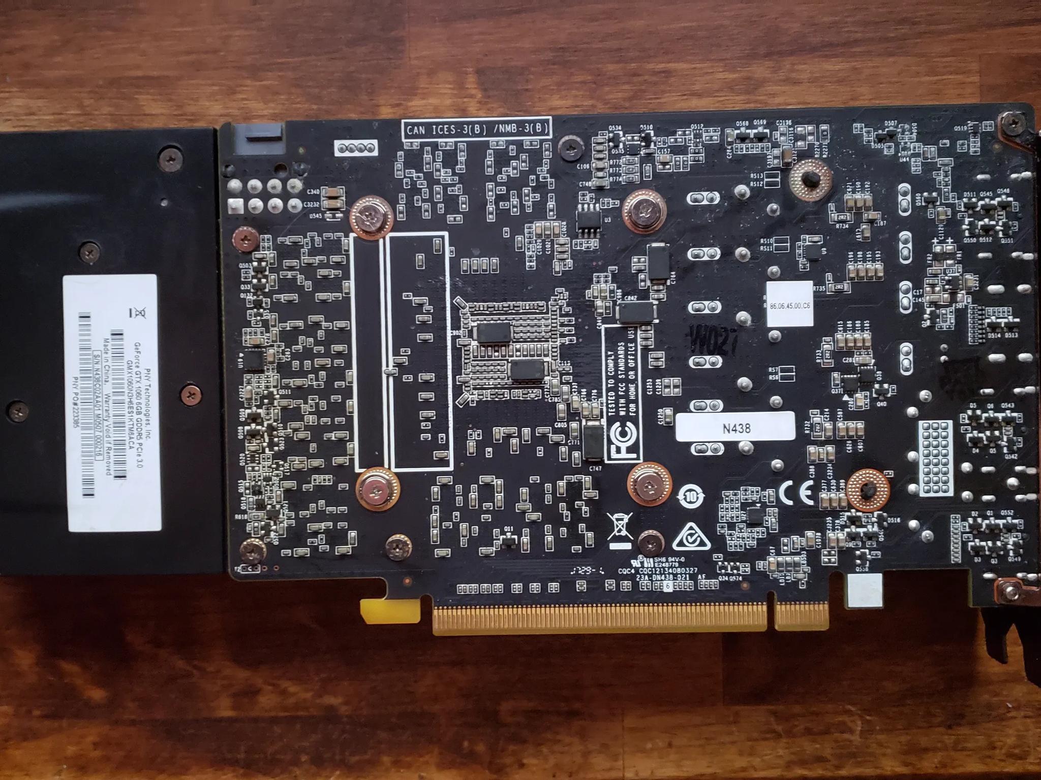 PNY GTX 1060 6gb