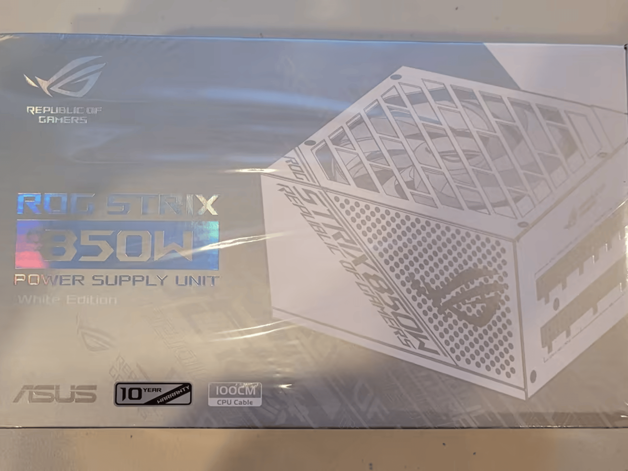 New Sealed ASUS ROG Strix 850W White Edition PSU 80 Plus Gold Fully Modular Braided Cables