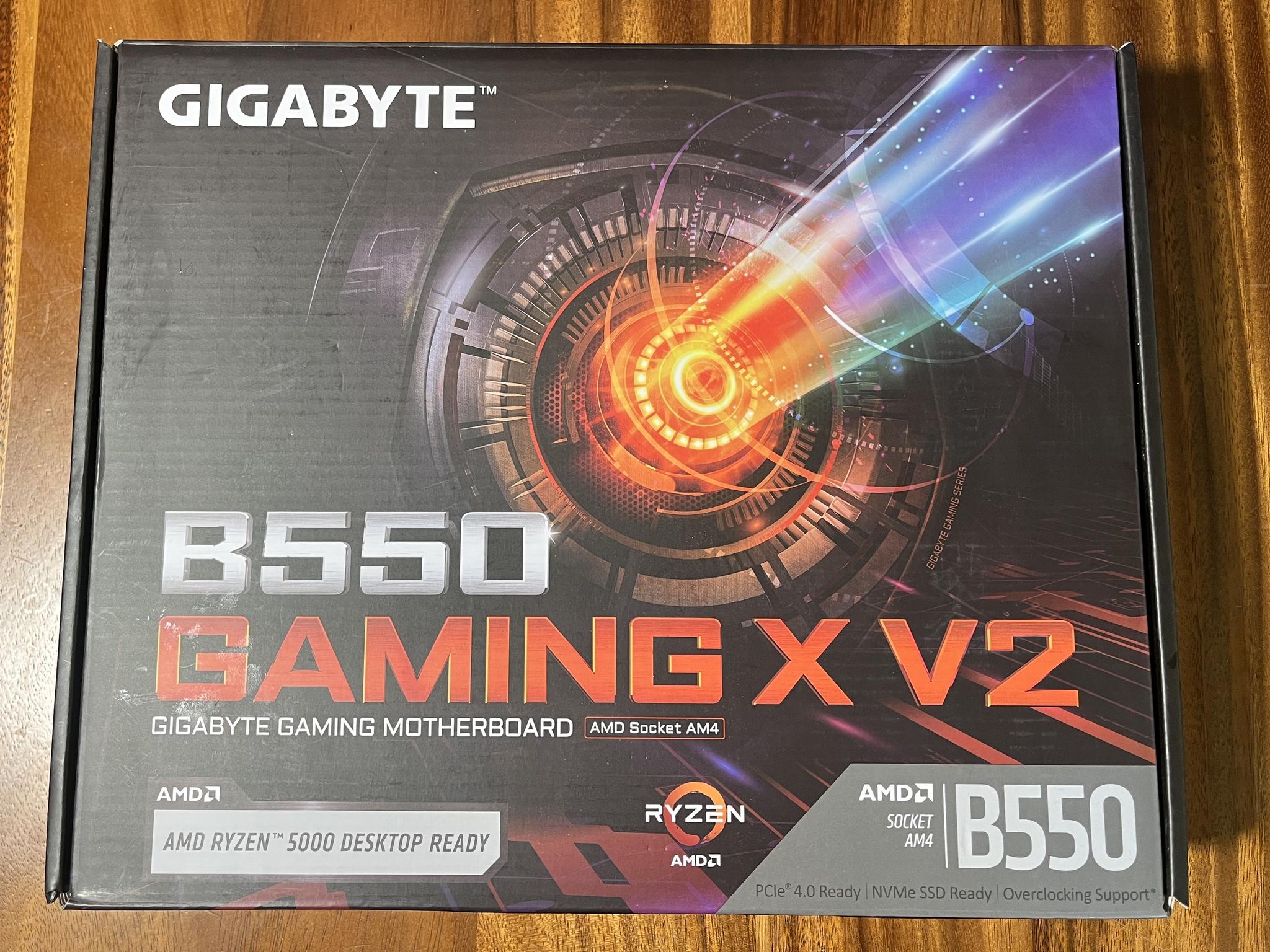 GIGABYTE B550 GAMING X V2 REV 1.3 AM4 AMD B550 SATA 6Gb/s USB 3.0 ATX Motherboard