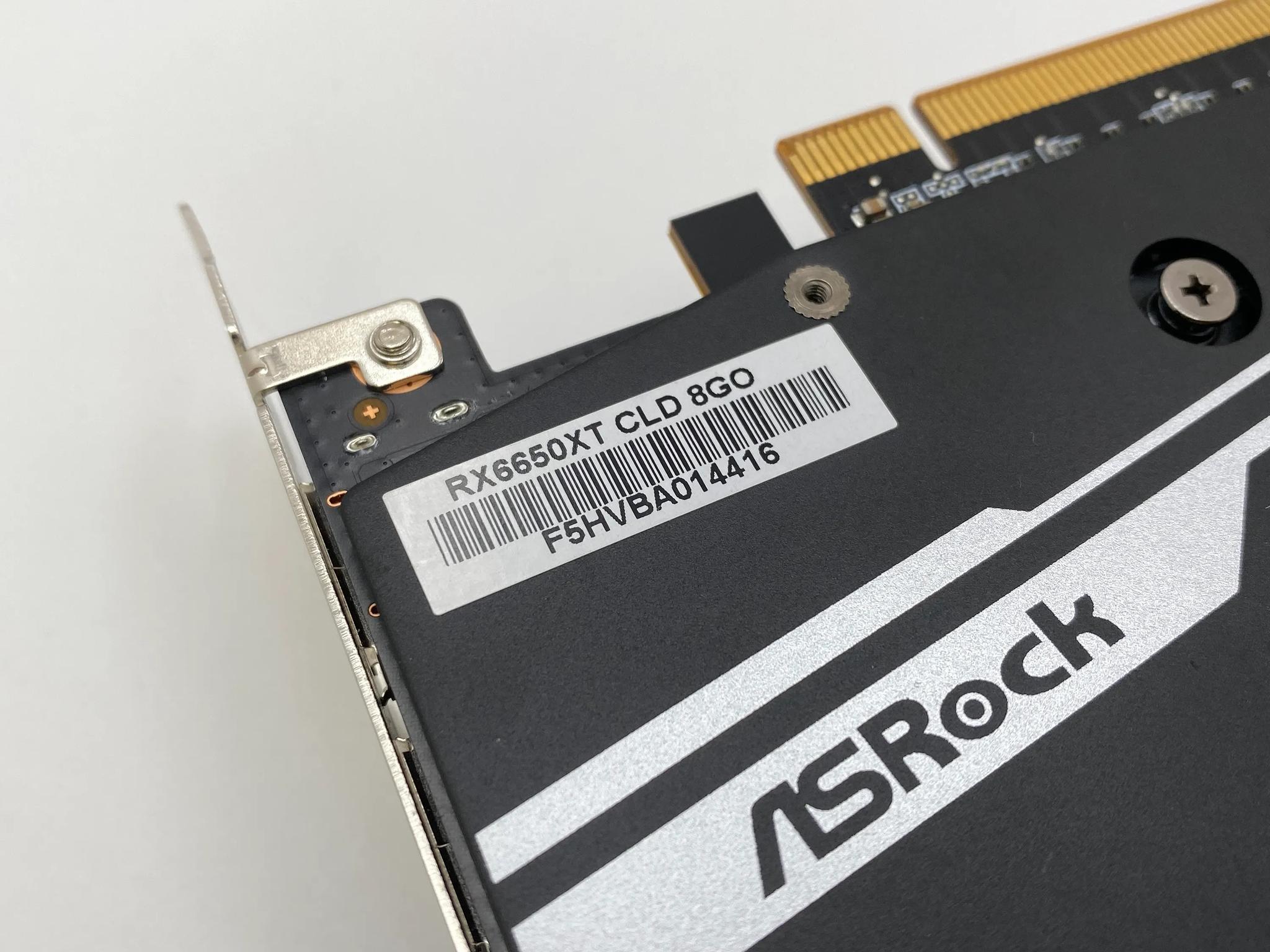 ASRock Challenger D Radeon RX 6650 XT 8GB GDDR6 PCI Express 4.0 Video Card RX665