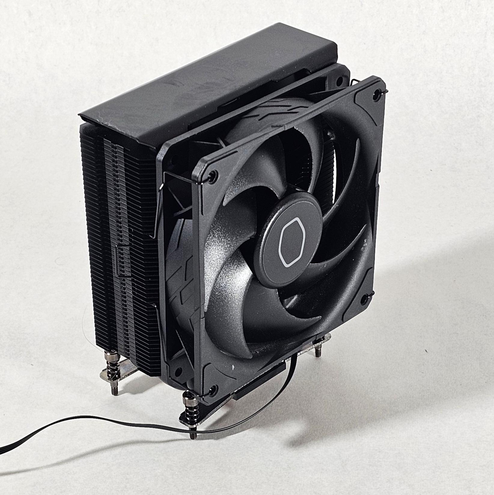 CPU Air Cooler with Copper Heat Pipes and Black Shroud for AMD AM5