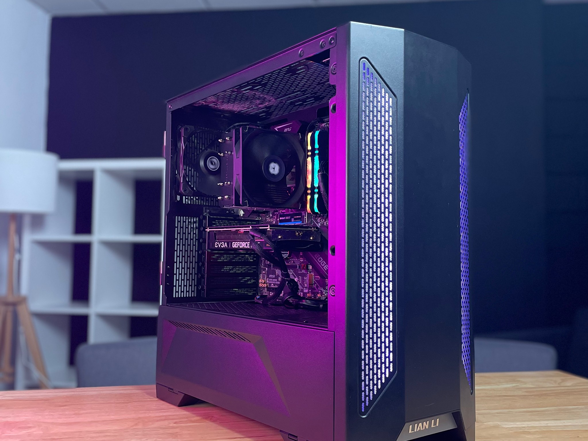 High-Performance Gaming PC: Ryzen 5 5600x, RTX 3060, 512GB NVMe SSD, 16GB RAM, RGB Tower