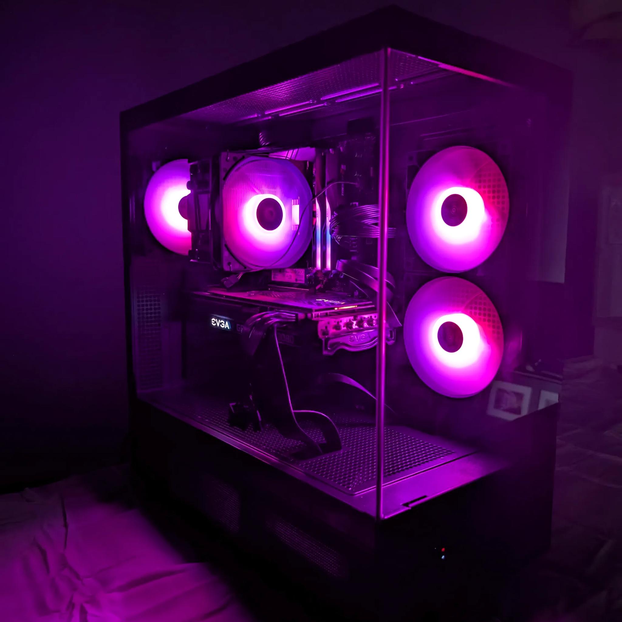 Custom Black Gaming PC Intel i7-12700K, RTX 3080, 32GB DDR5 RAM, 1TB NVMe SSD, Z790 Motherboard