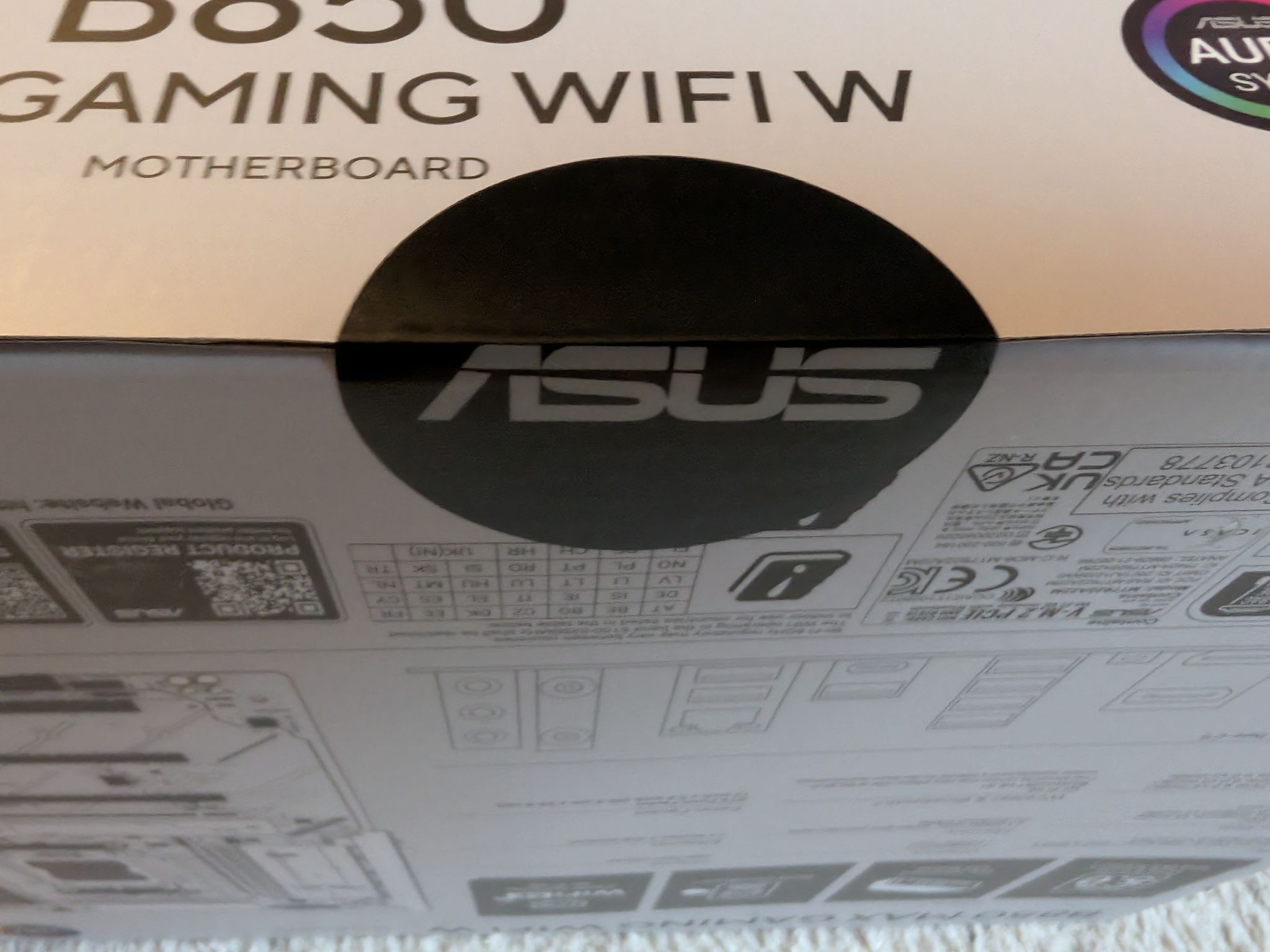 BNIB ASUS B850 MAX GAMING WIFI W ATX Motherboard