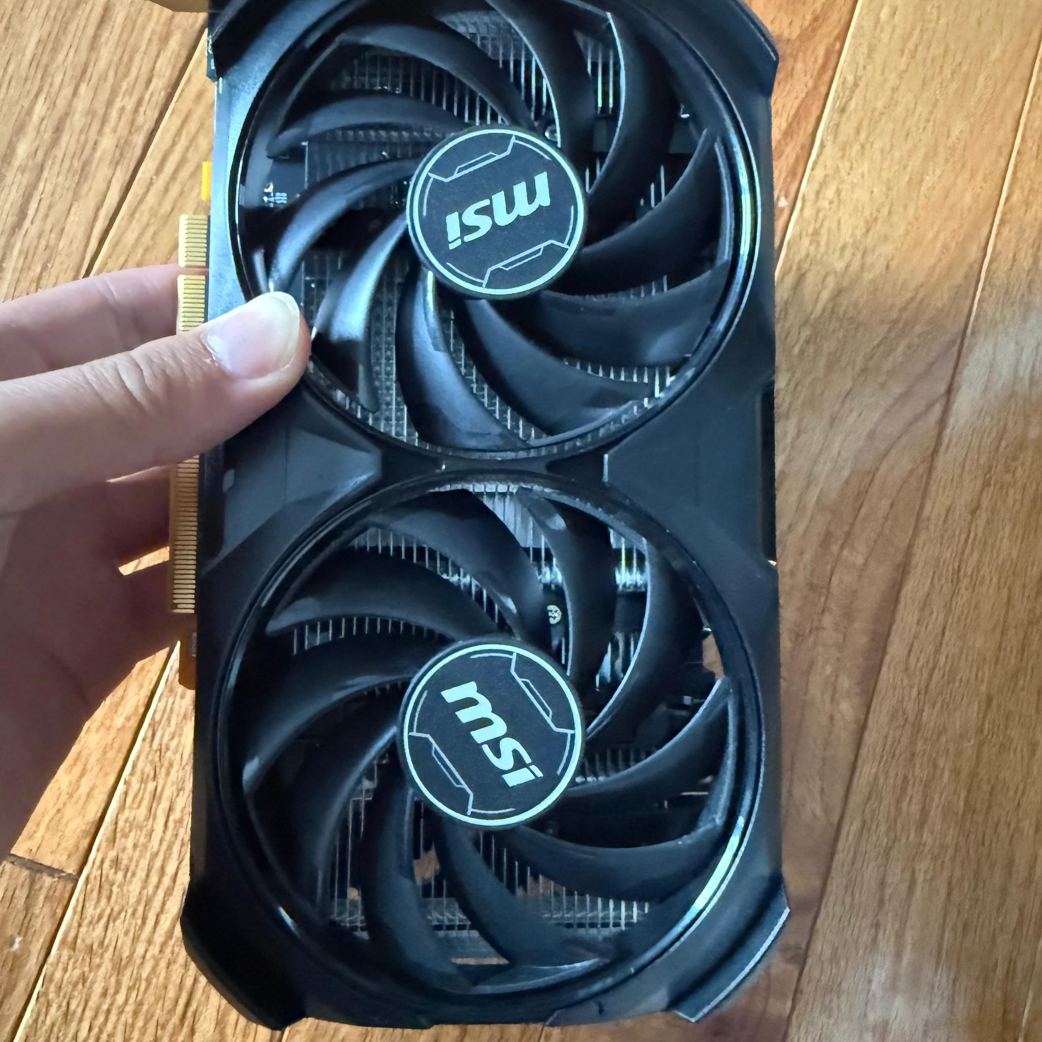 MSI GeForce RTX 4060 VENTUS 2X BLACK 8G OC