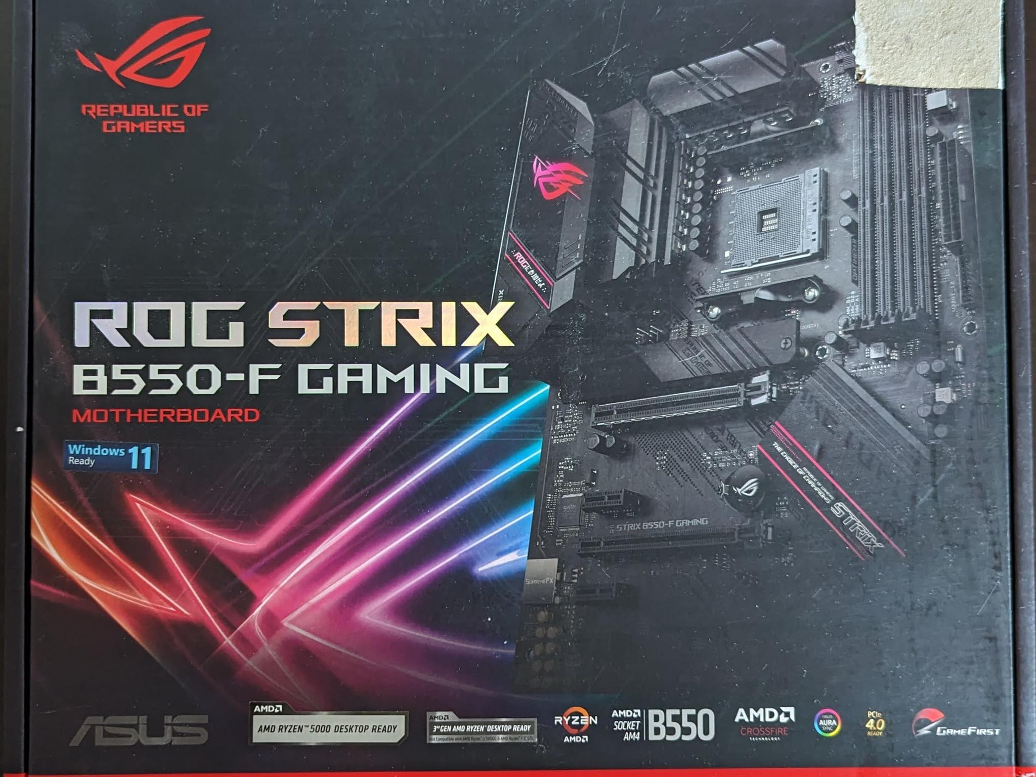 ASUS ROG STRIX B550-F ATX AM4 || w/o Wi-Fi