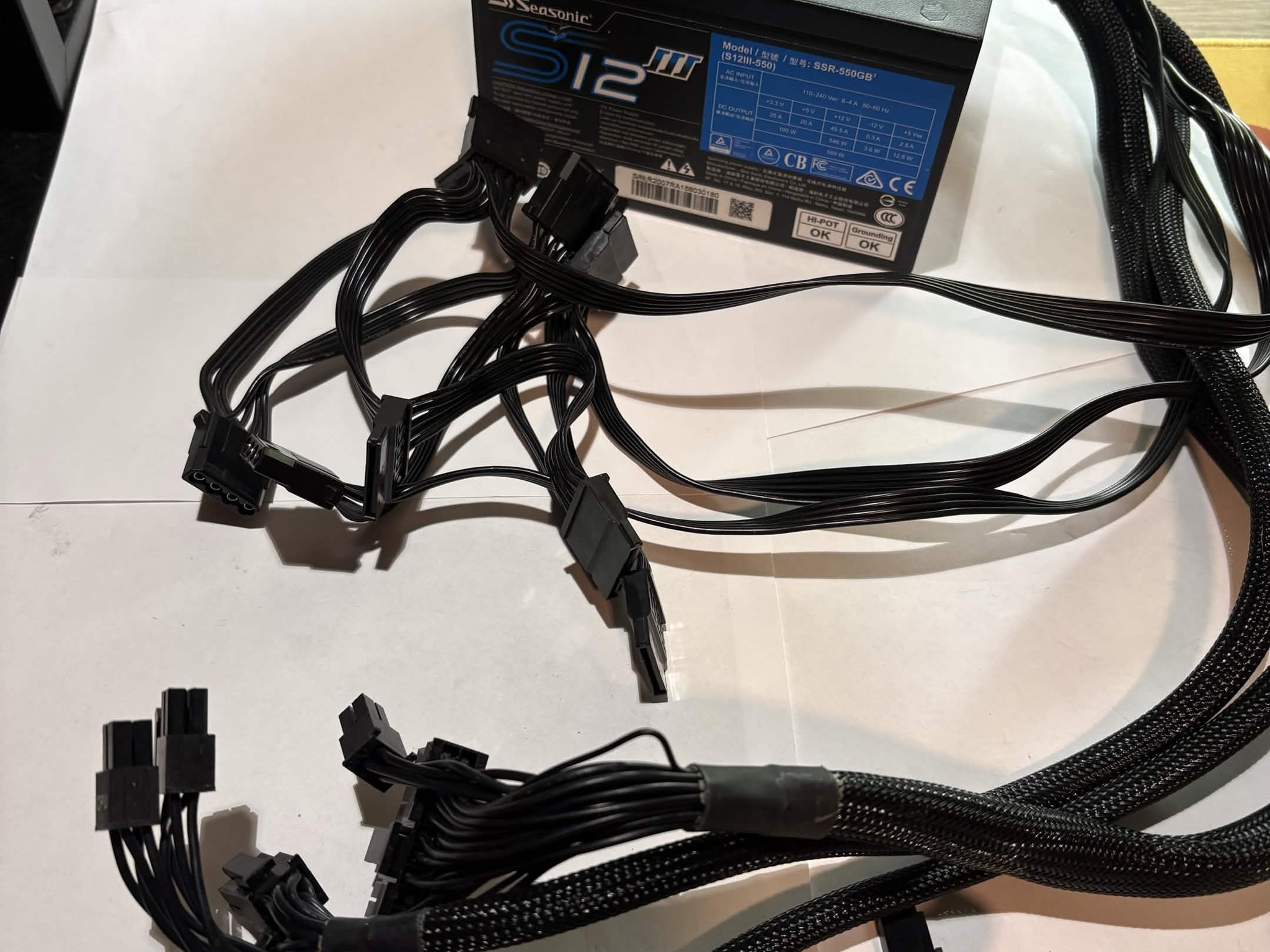 Seasonic S12III 550W 80+ Bronze PSU Power Supply
