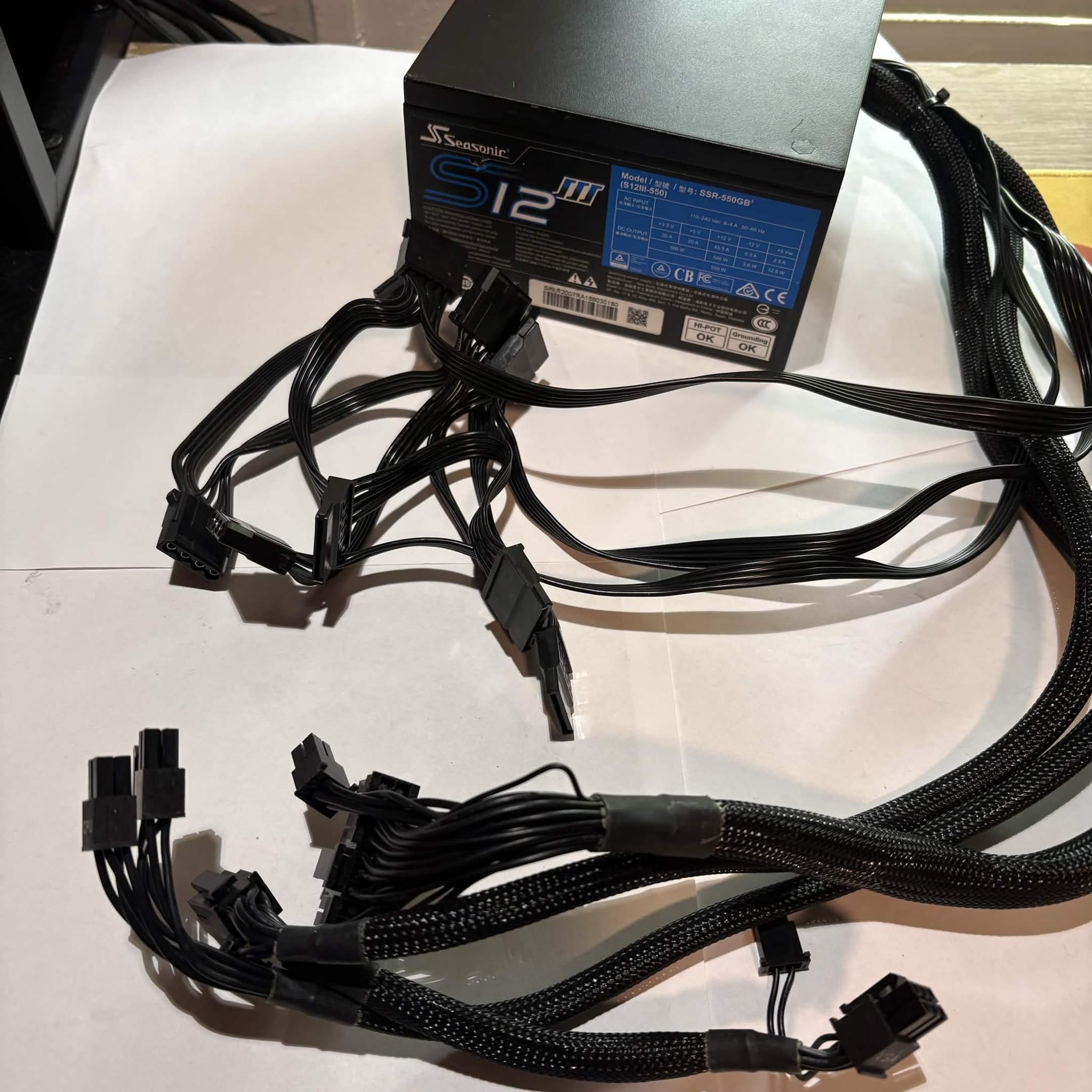 Seasonic S12III 550W 80+ Bronze PSU Power Supply