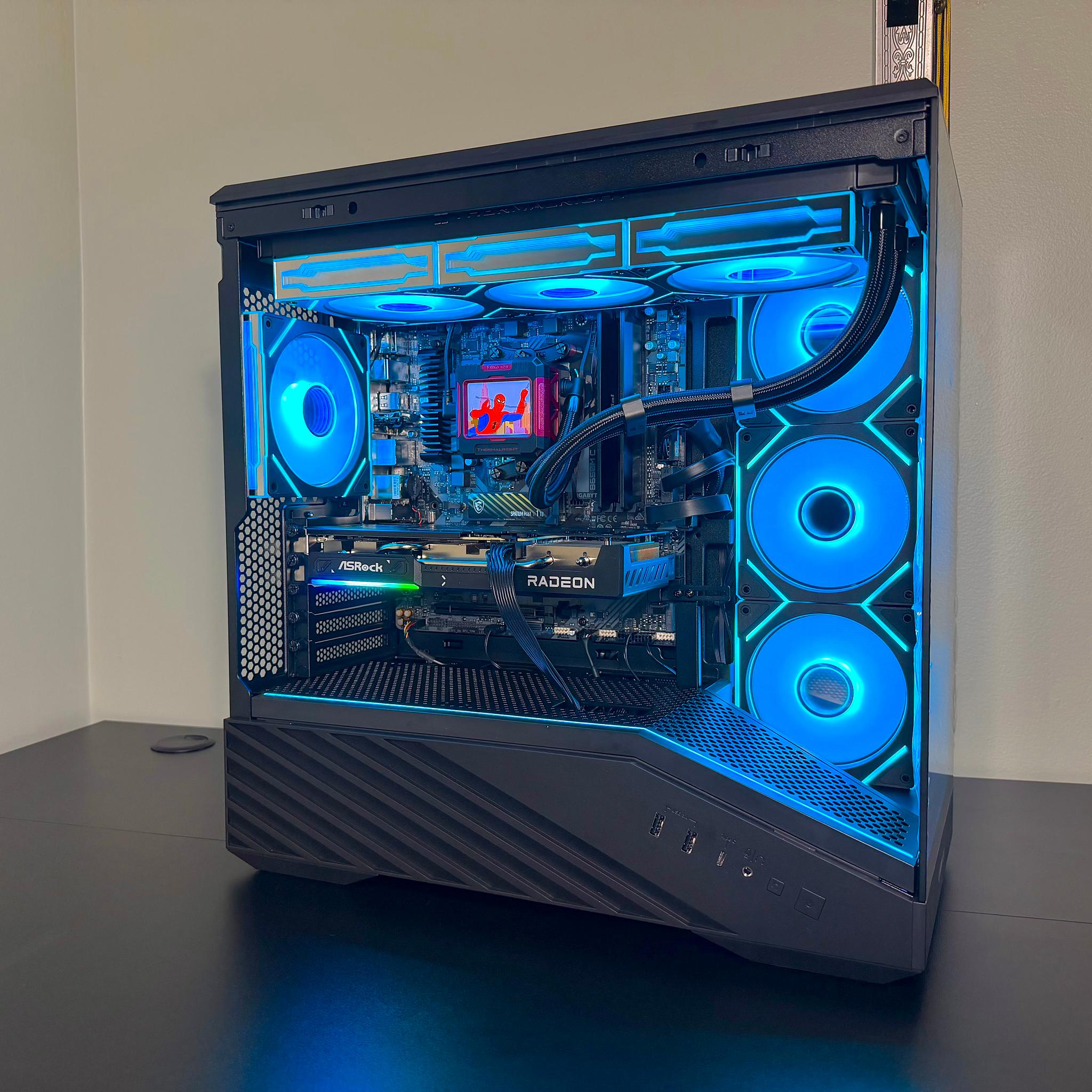R7 7700X | 9060XT 16GB OC | 32GB DDR5 | 1TB Gen4 | LCD Screen Liquid Cooler Gaming PC