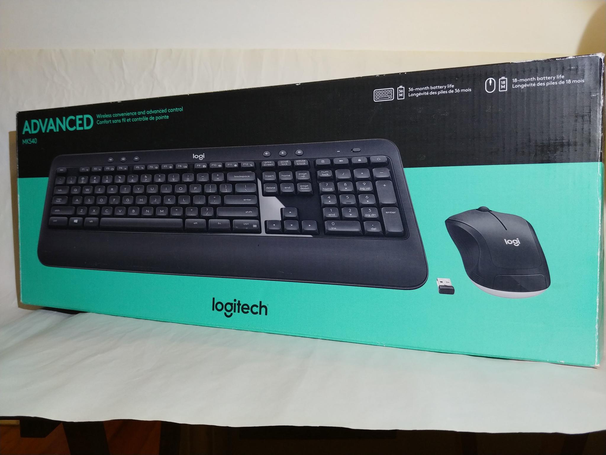 Logitech MK540 Wireless Keyboard + Mouse Combo