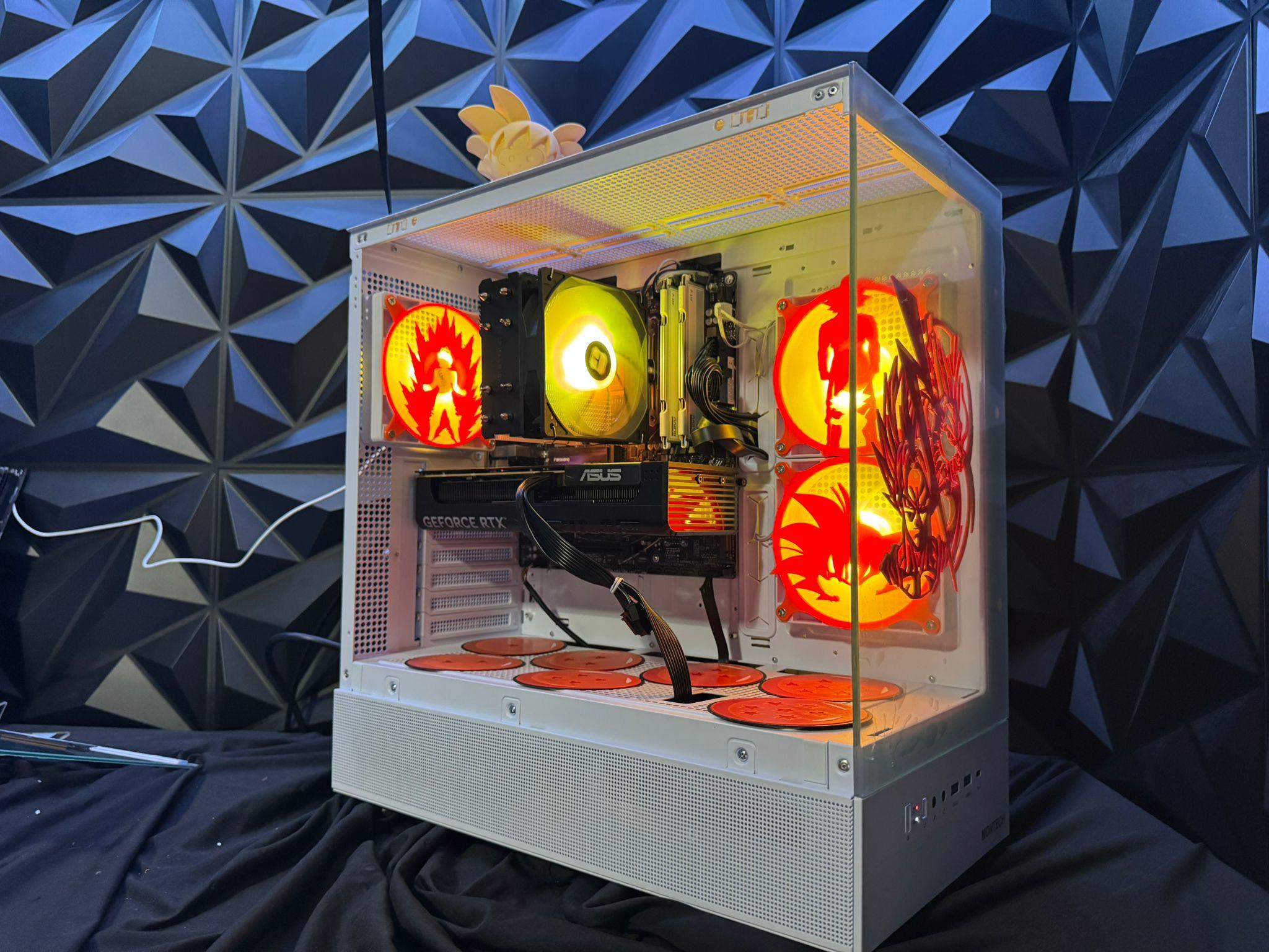 🔥 Son Goku Build 🐉⚡Ryzen 5 7500F | RTX 5060 | 32 GB DR55|1 TB NVMe|