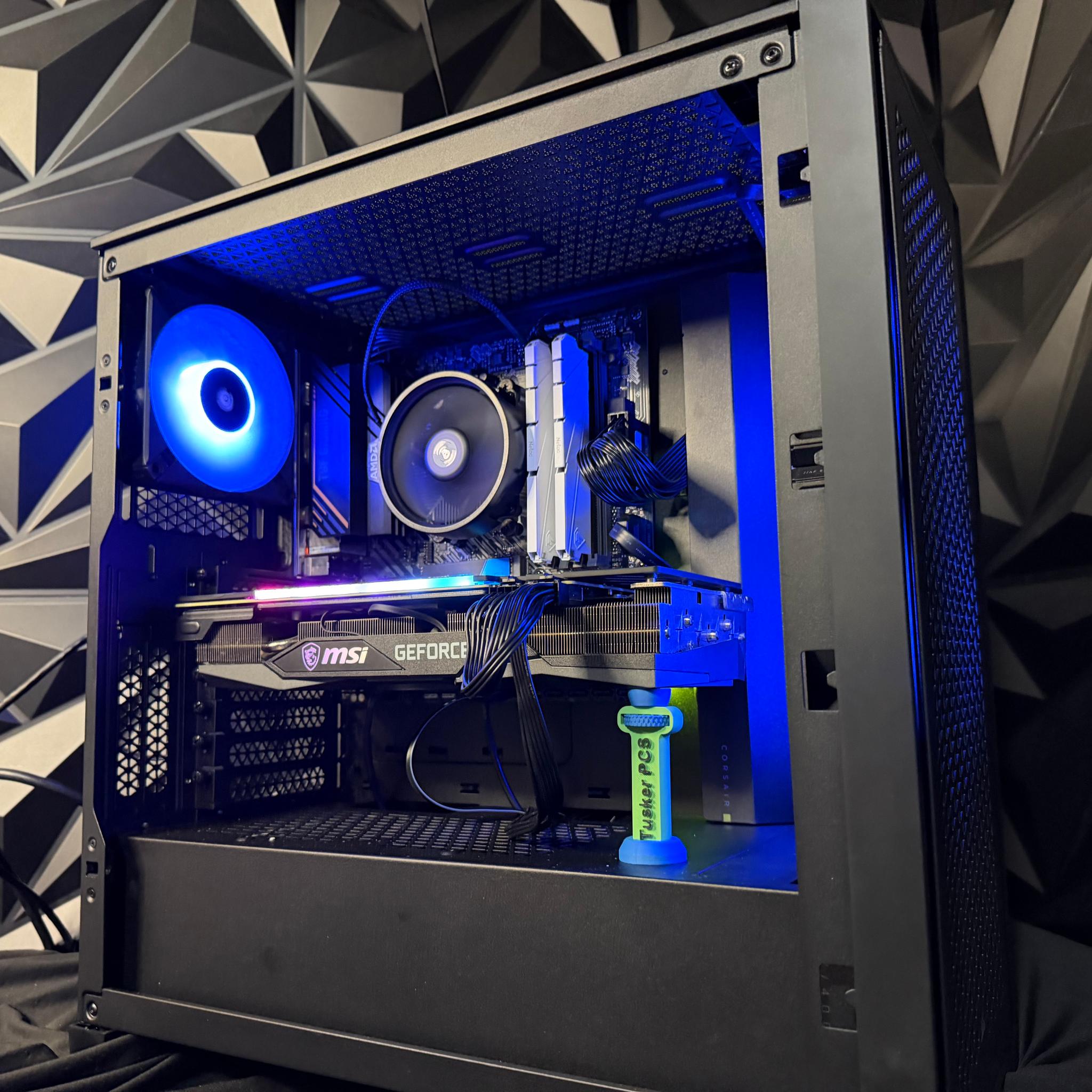 ⚡🖤 The Dark & Stormy 🌩️💨 Ryzen 5 5500| RTX 3070| 32 GB DDR4| 1 TB NVMe