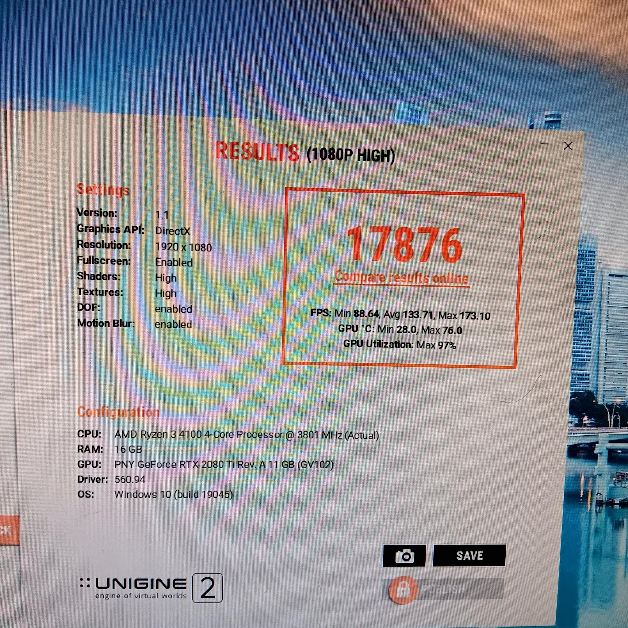 PNY Nvidia GeForce RTX-2080ti 11GB GPU