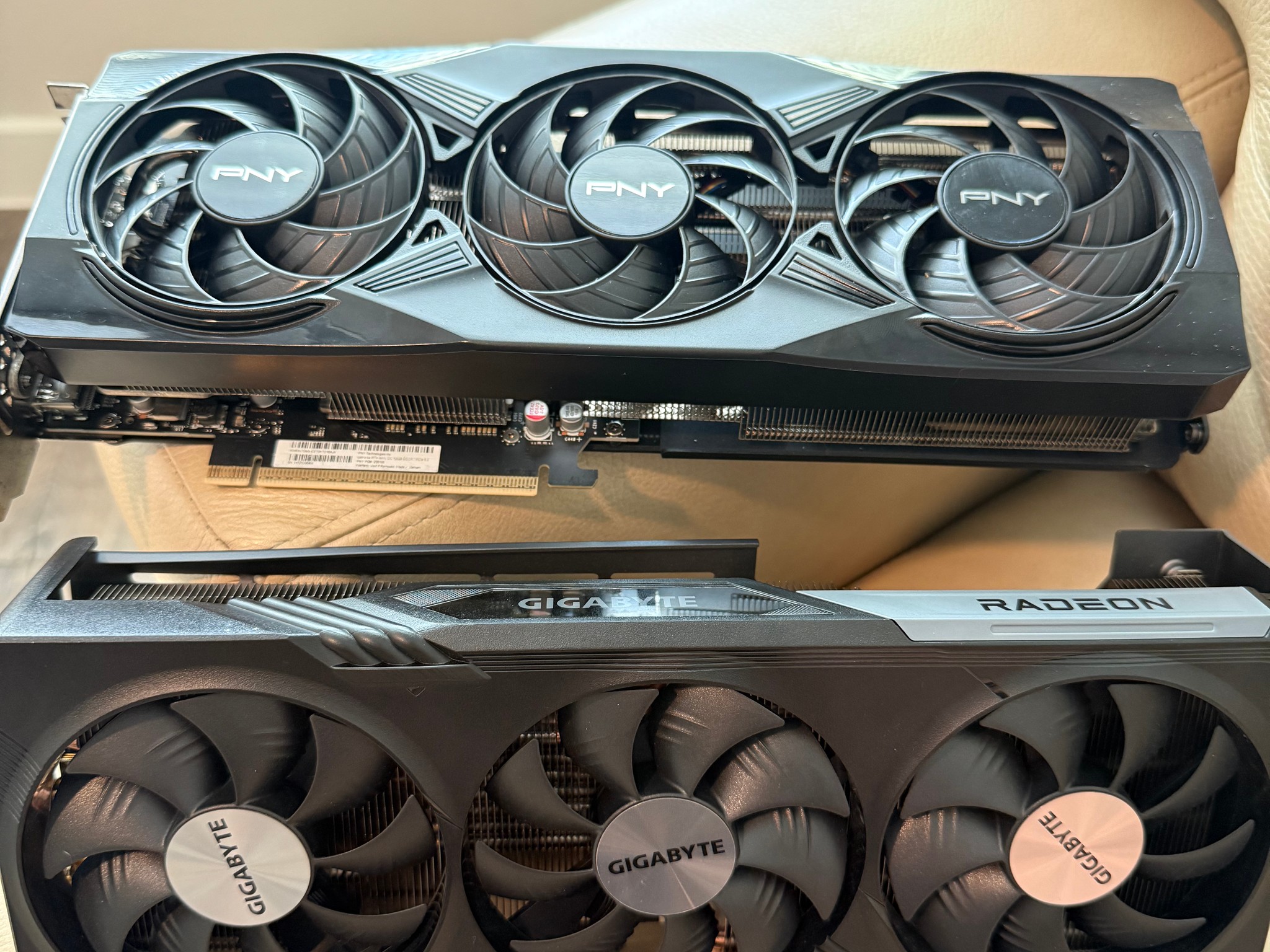 For Parts RTX 5070 and RX 7700XT
